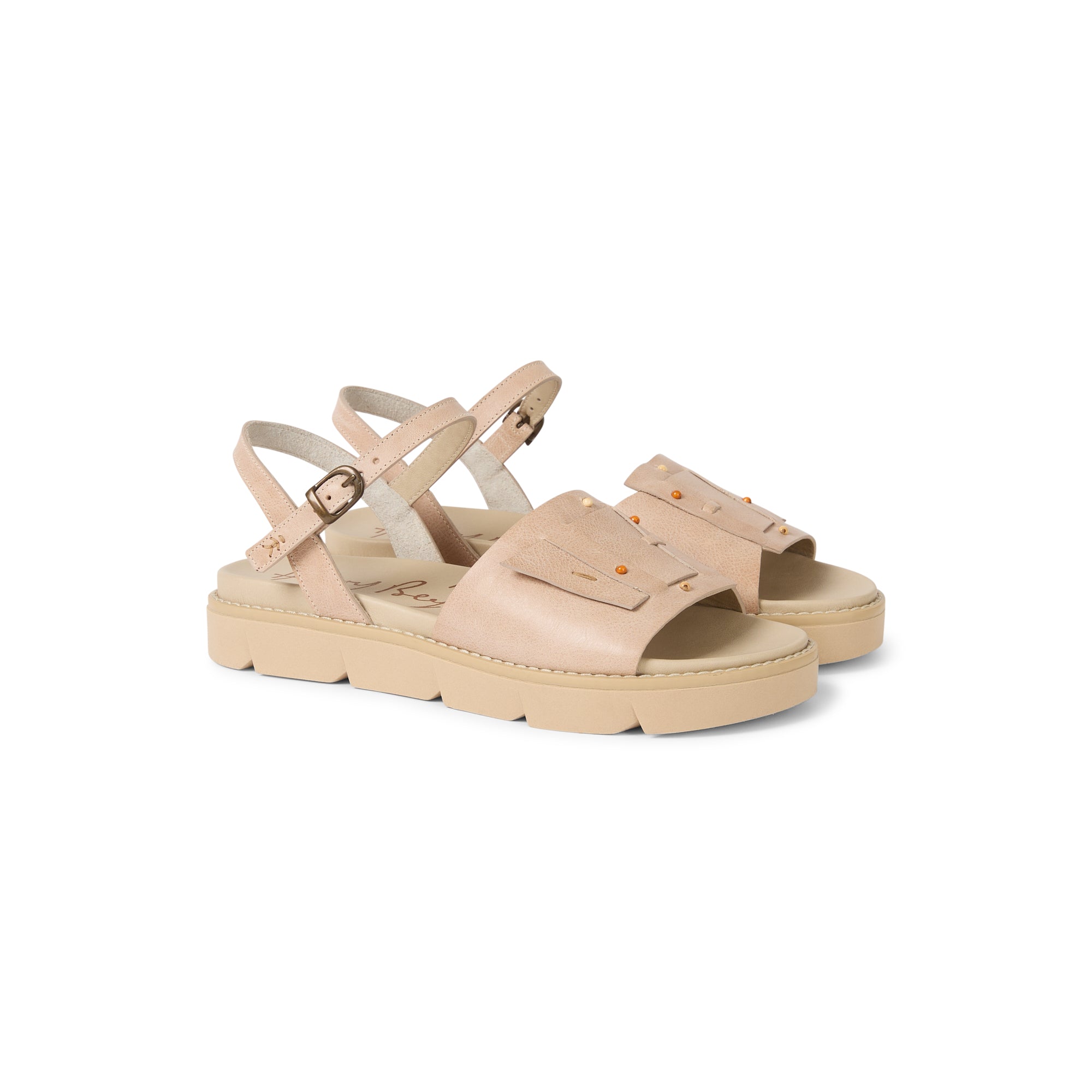 Sbiancato Buckle Strap Sandal