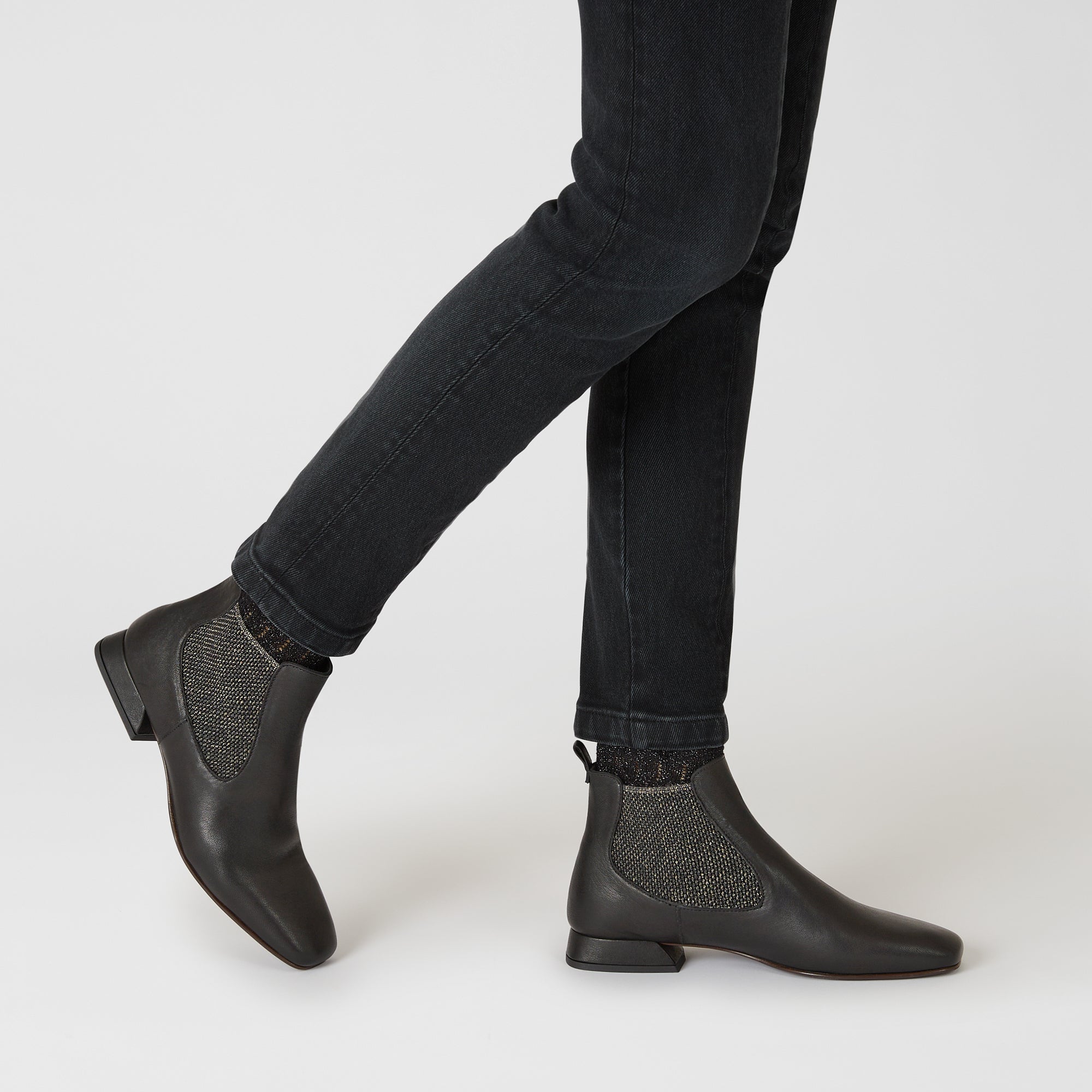 Ankle Boot in Old Iron