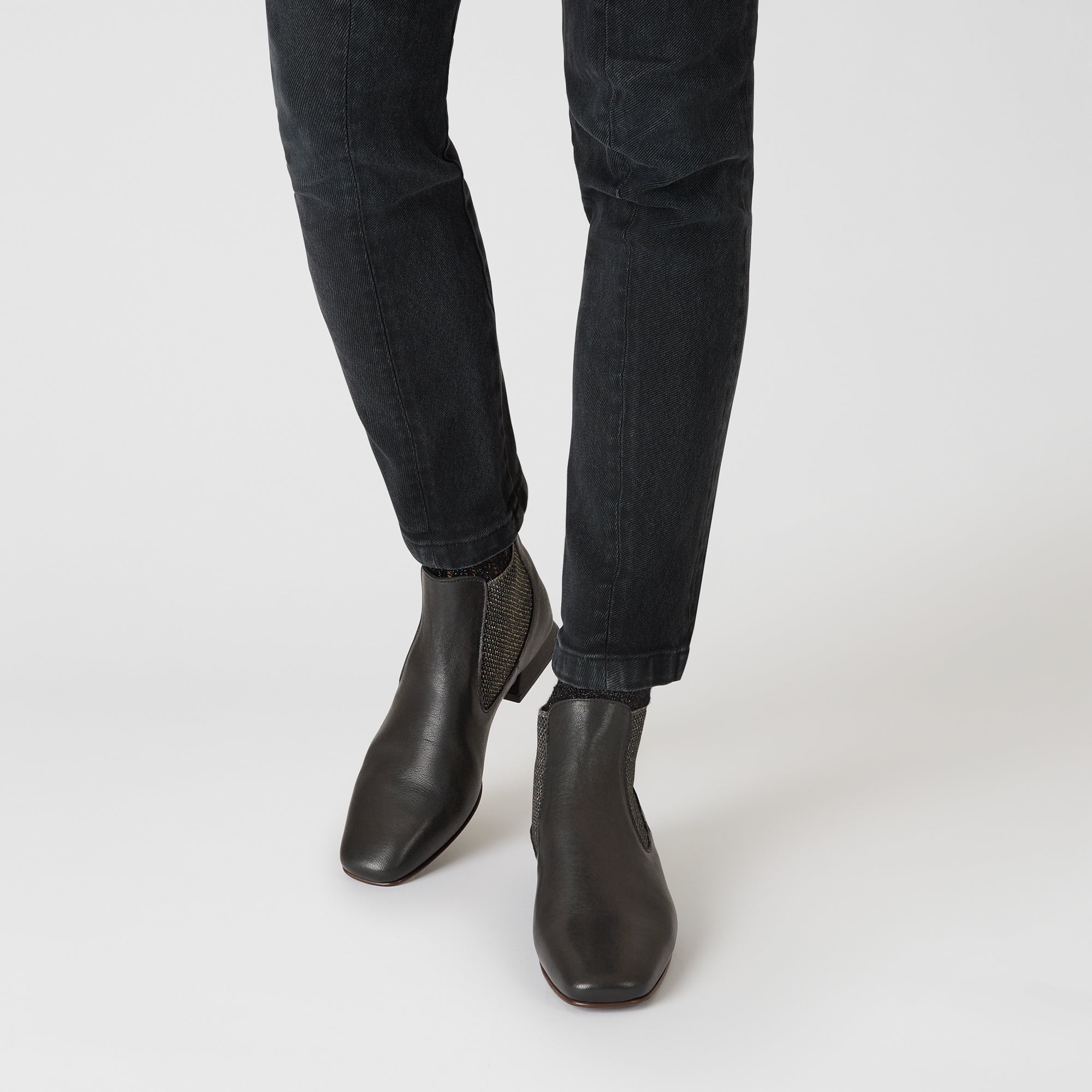 Ankle Boot in Old Iron
