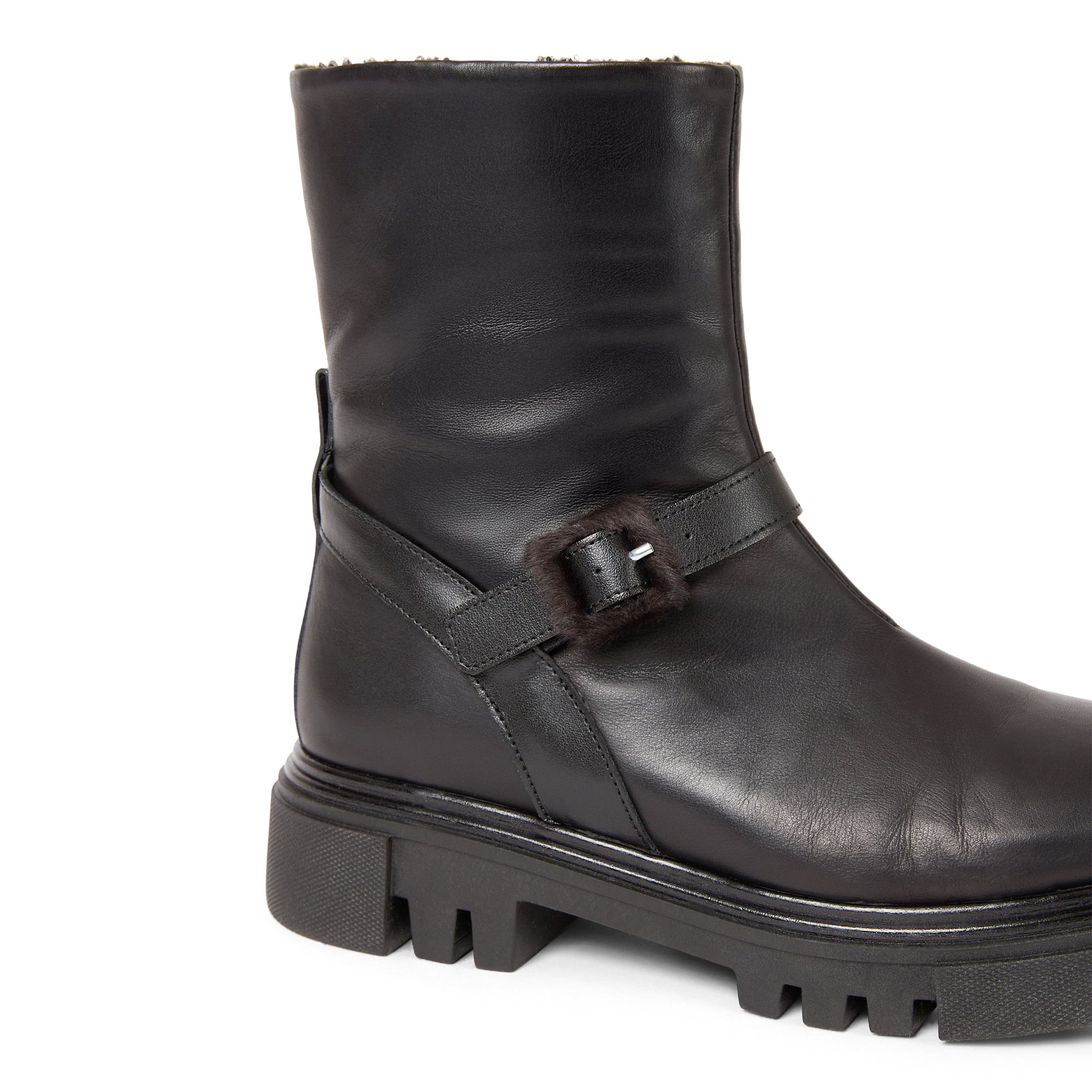 Ankle Boot in Norton with Buckle Detail