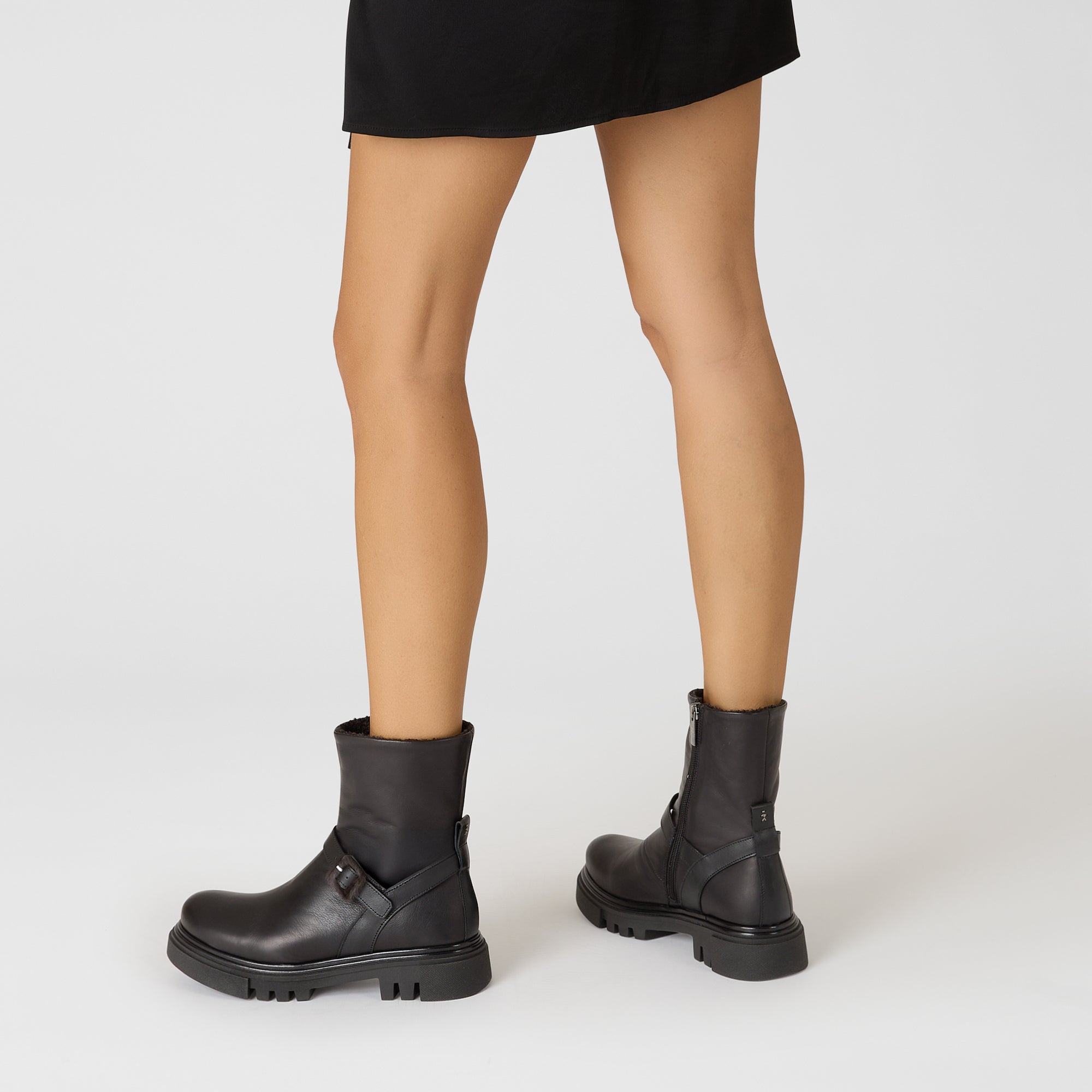 Ankle Boot in Norton with Buckle Detail