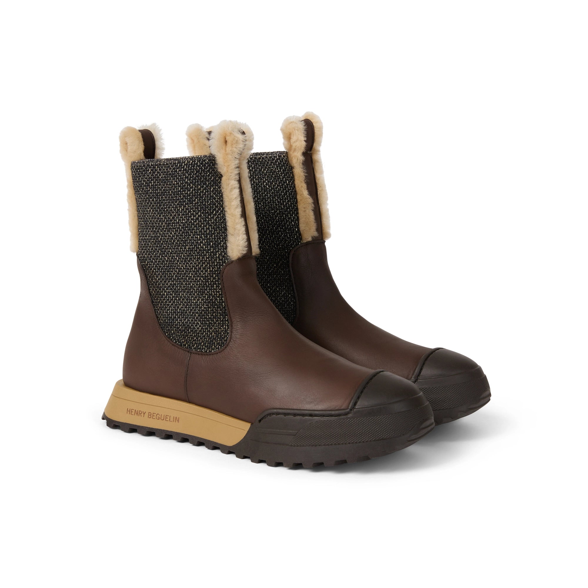 Norton Chelsea Boot with Fur Detail
