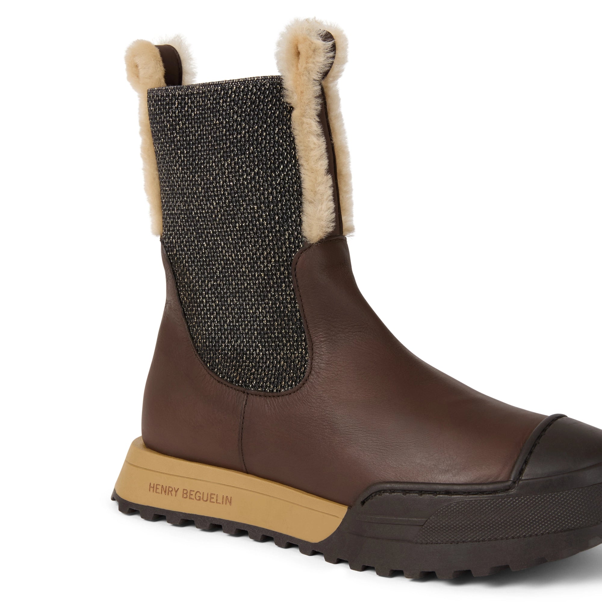 Norton Chelsea Boot with Fur Detail