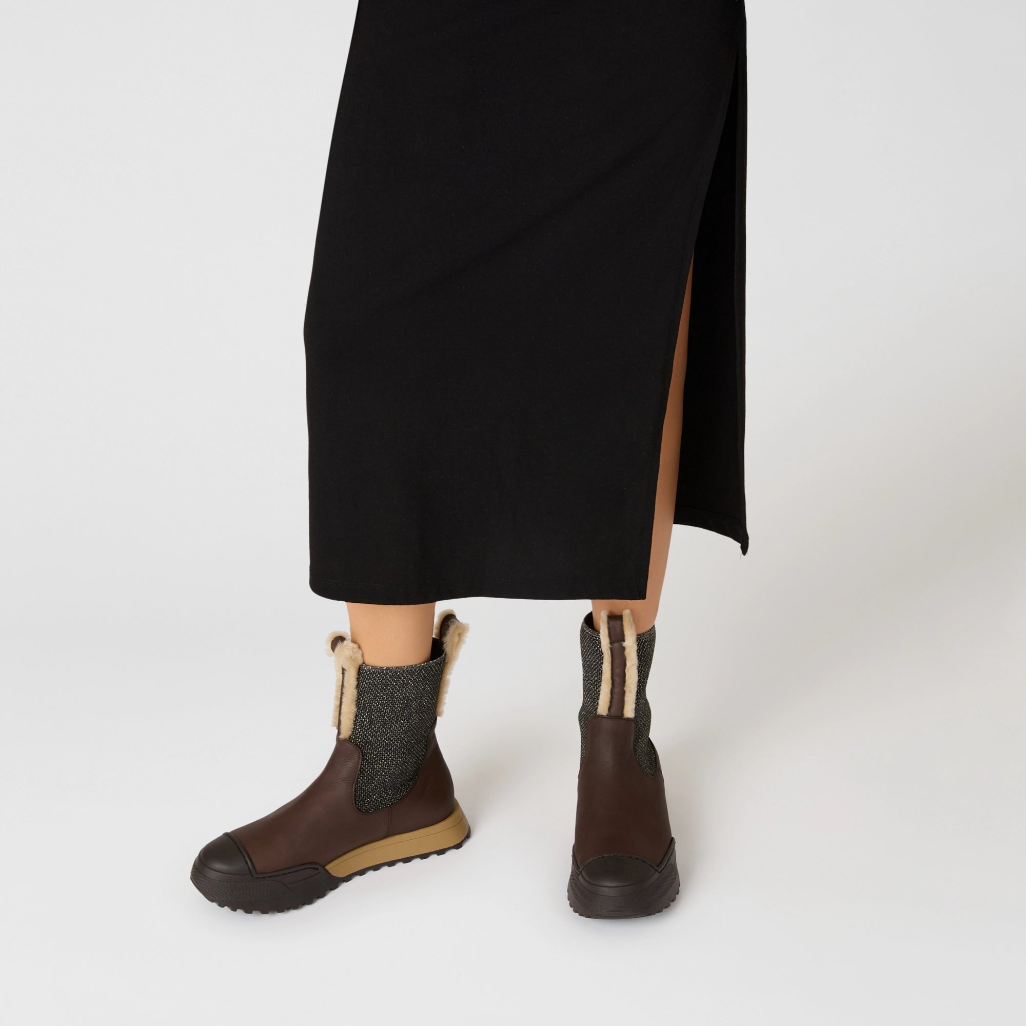Norton Chelsea Boot with Fur Detail