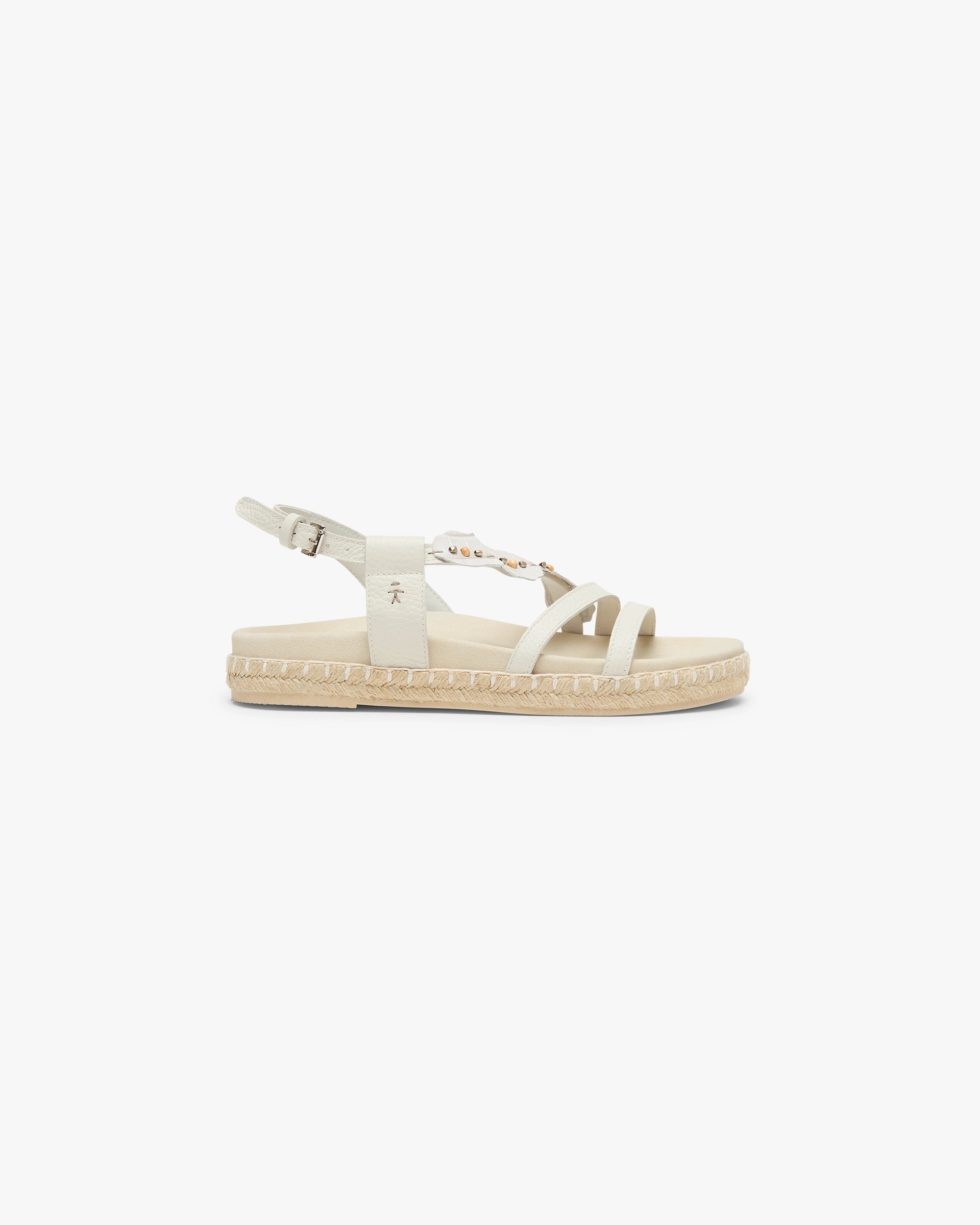 Leather Espadrille Sandal