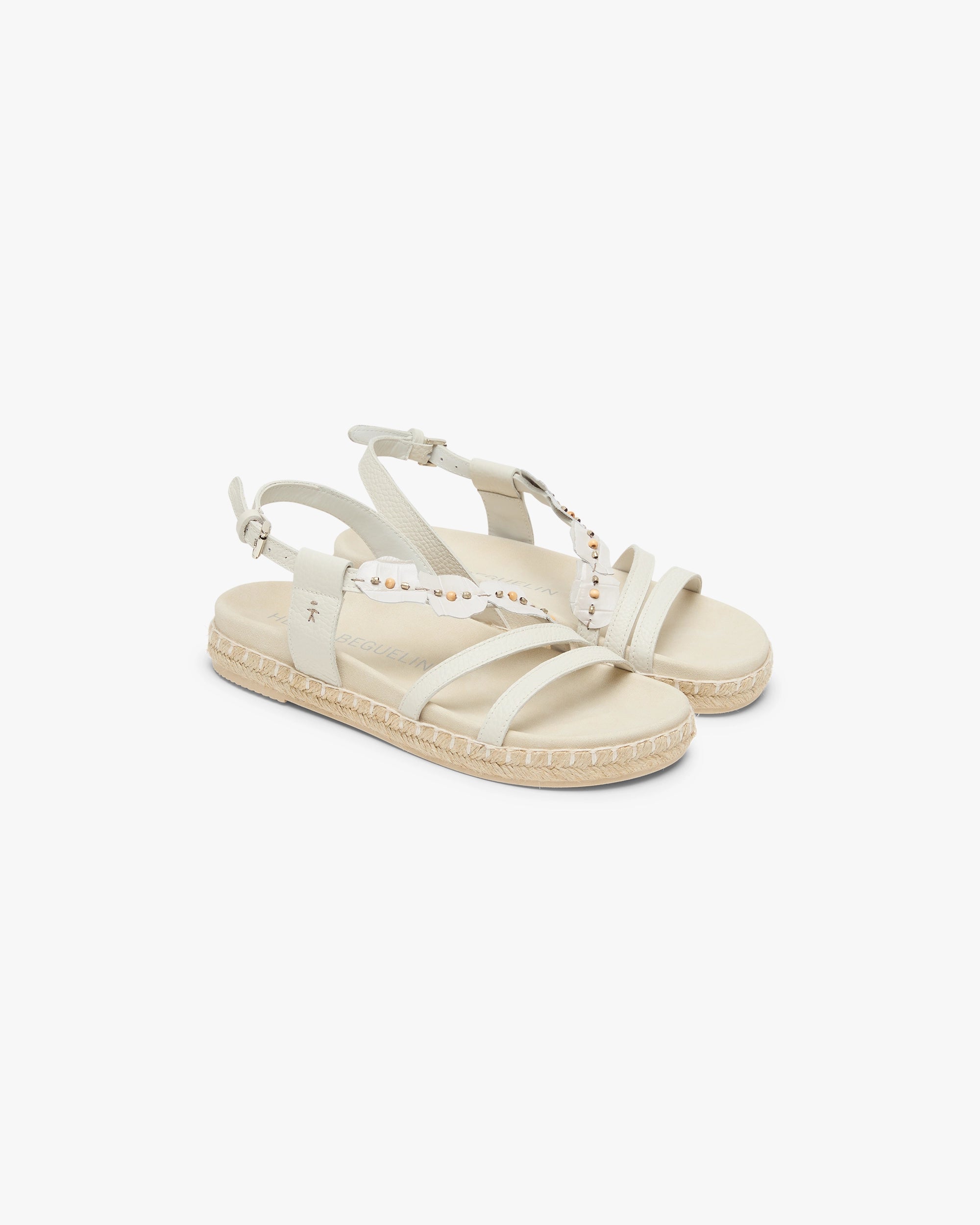 Leather Espadrille Sandal