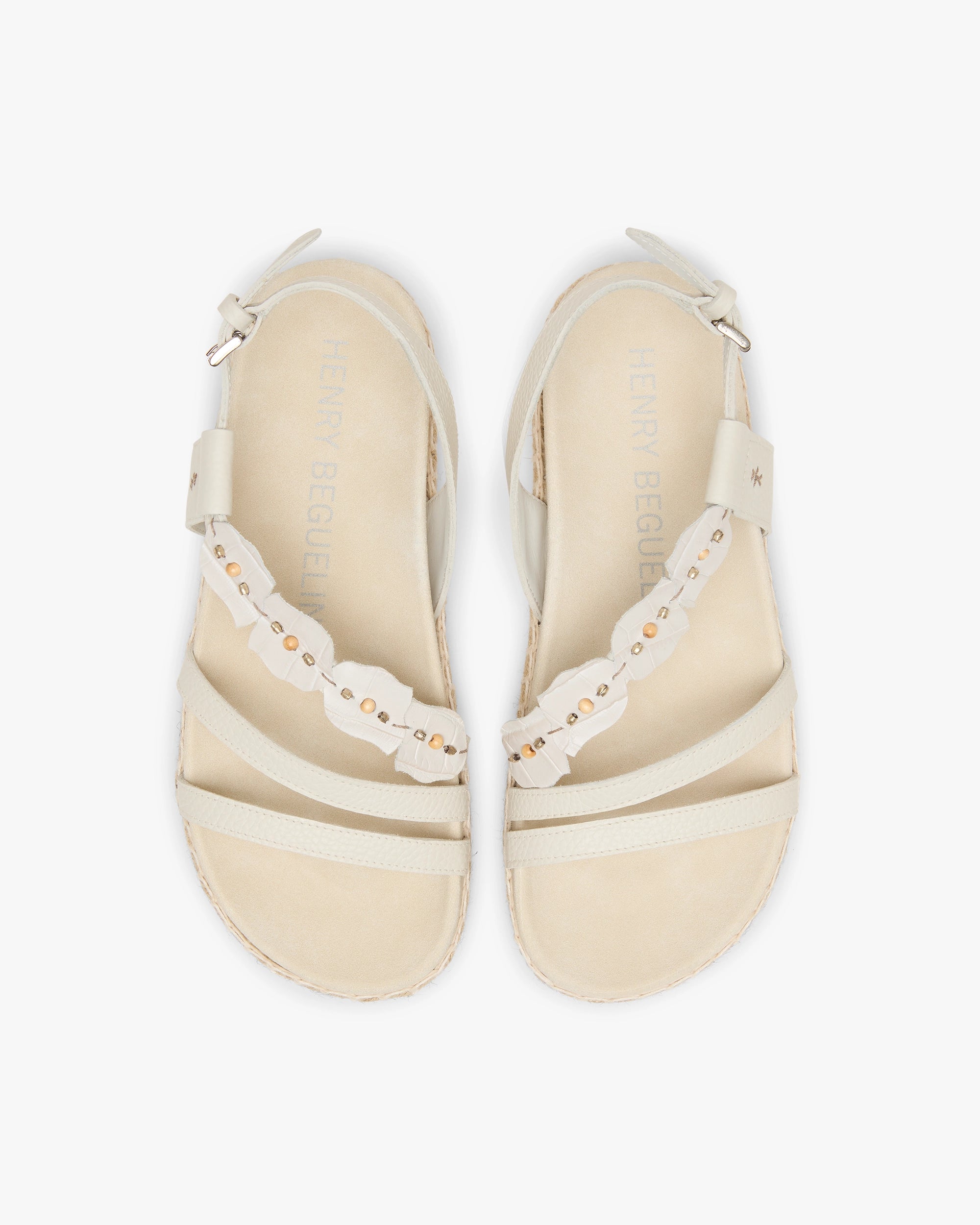 Leather Espadrille Sandal