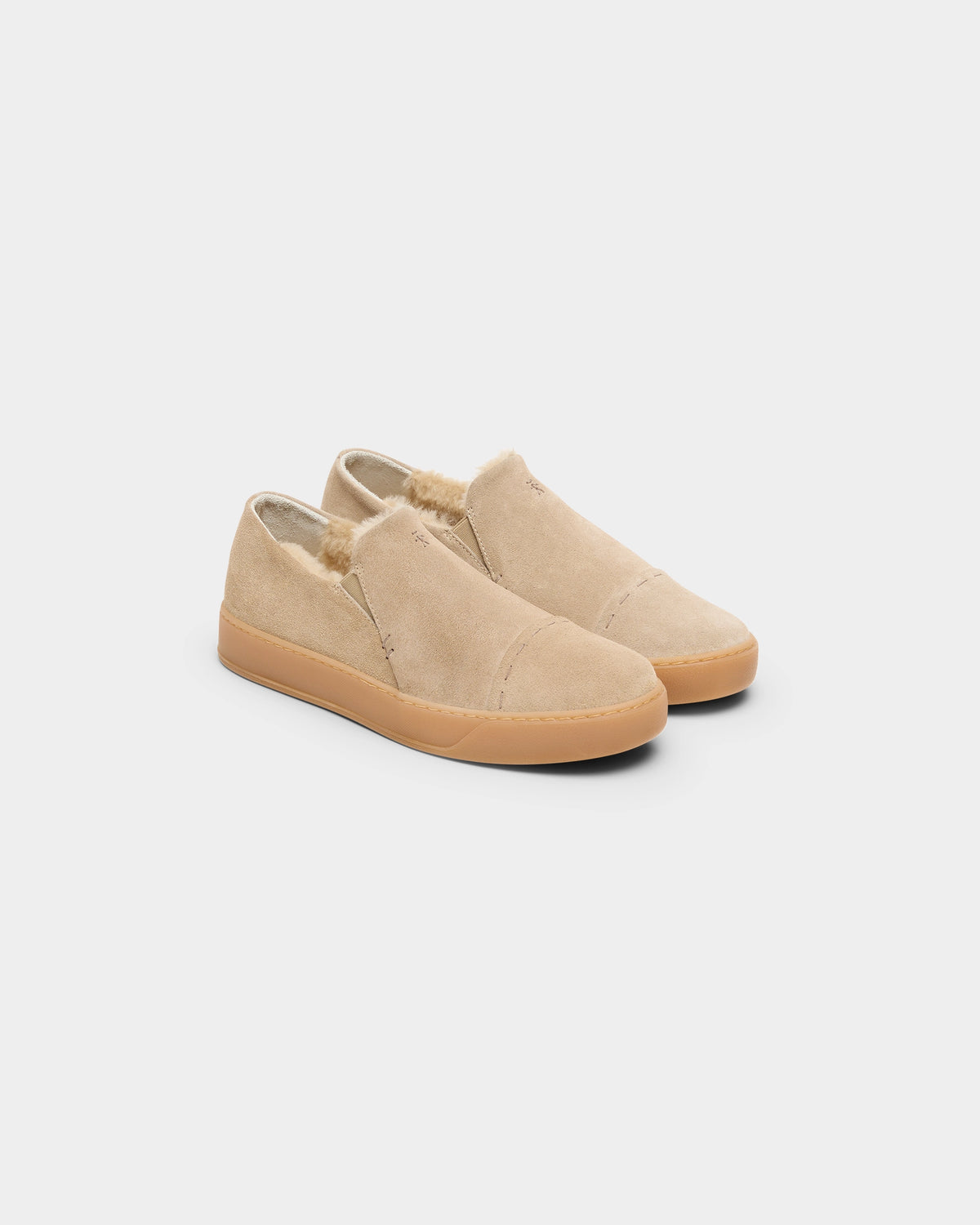Ojai Shearling-Lined Suede Slip-On