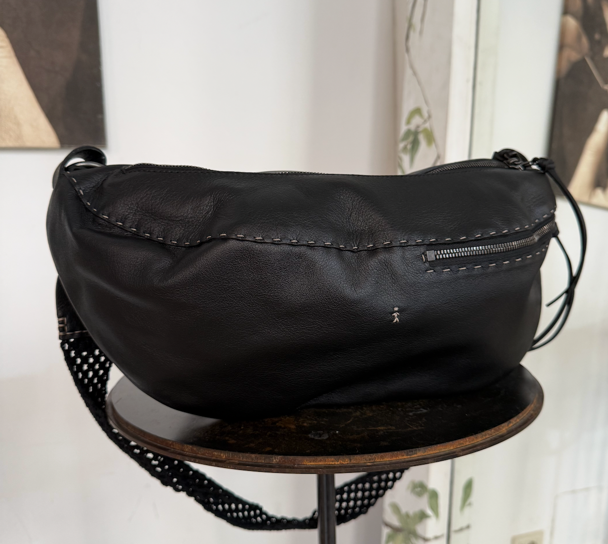 Luna Crossbody Belt Bag S Black
