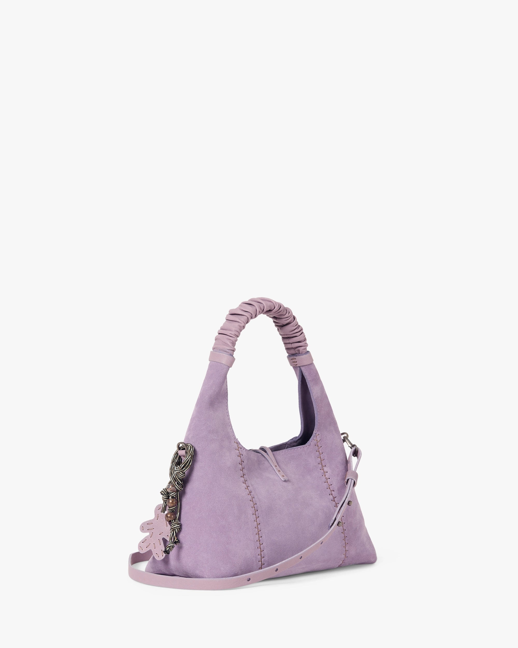 Paige Micro Suede Shoulder Bag