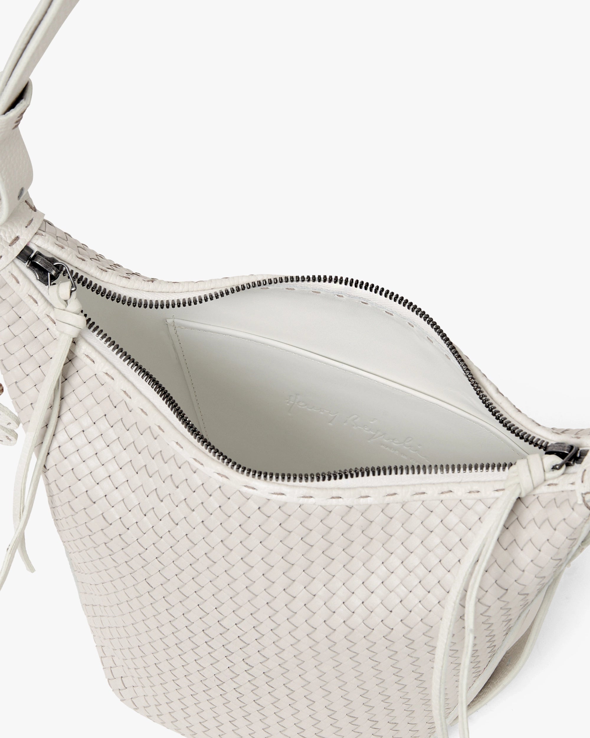 Ilenia Woven Bucket Bag