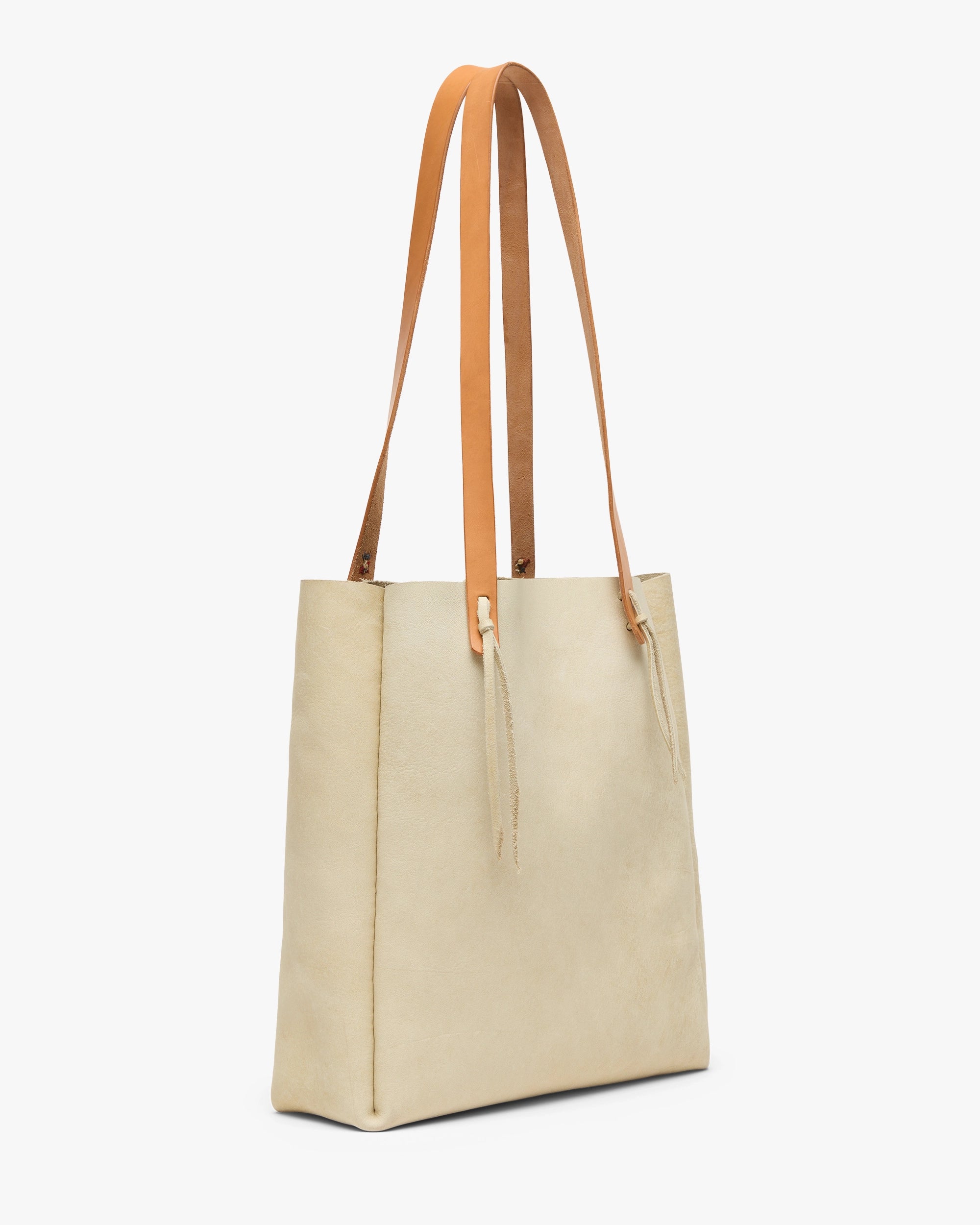 HB x 2Arrows Tote White Leather