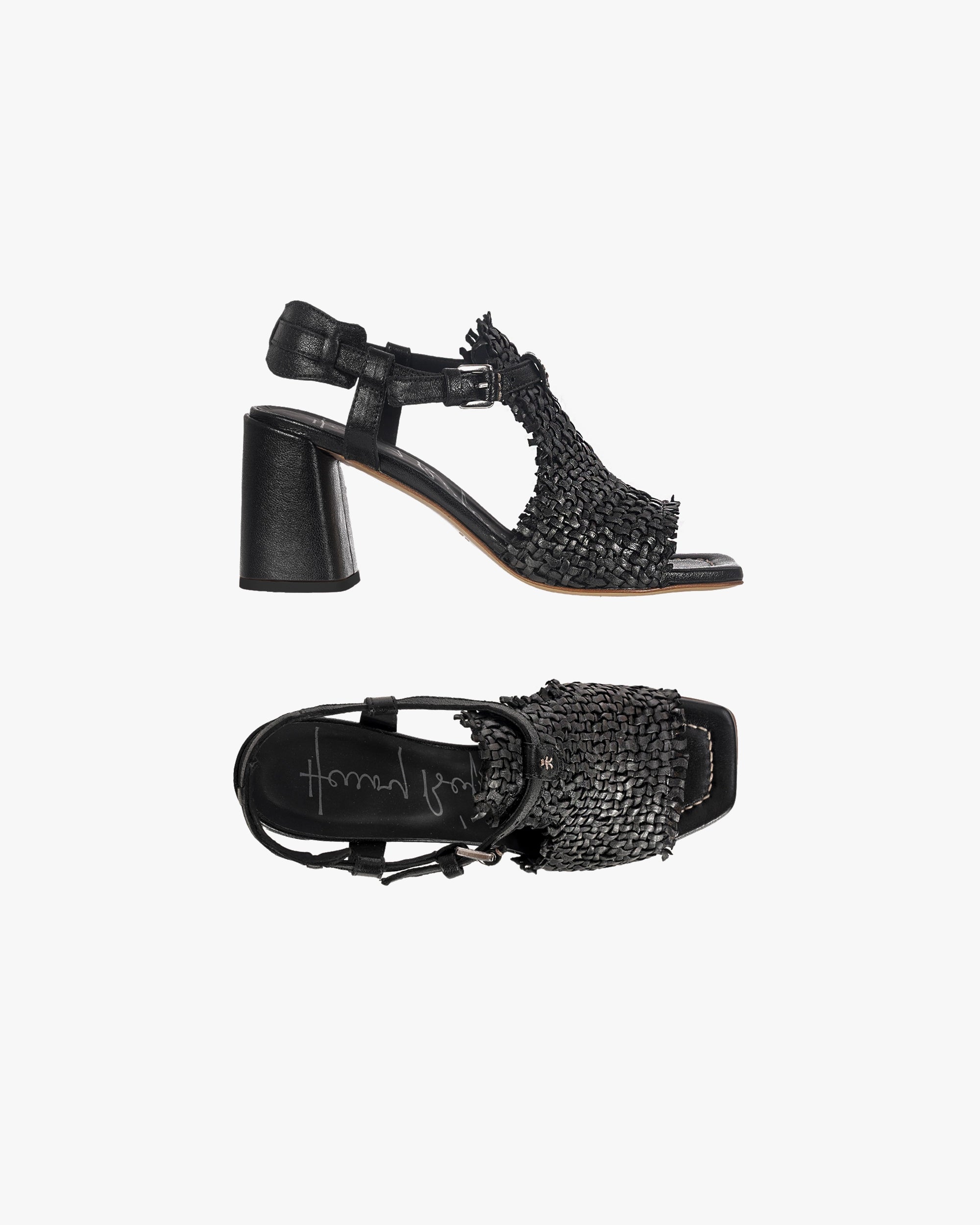 Heel Sandal Intreccio Madreperla