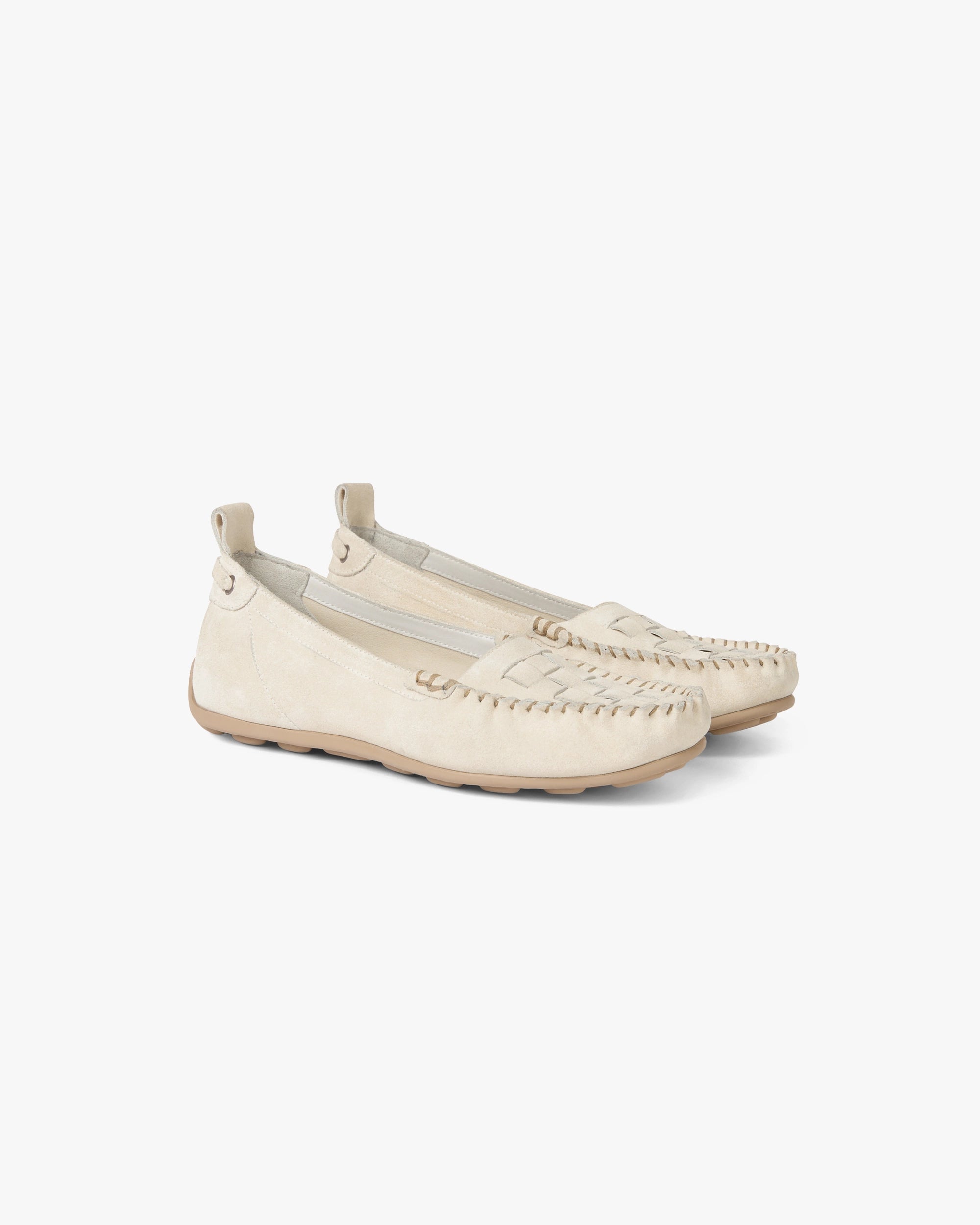 Suede Cut-Out Loafer