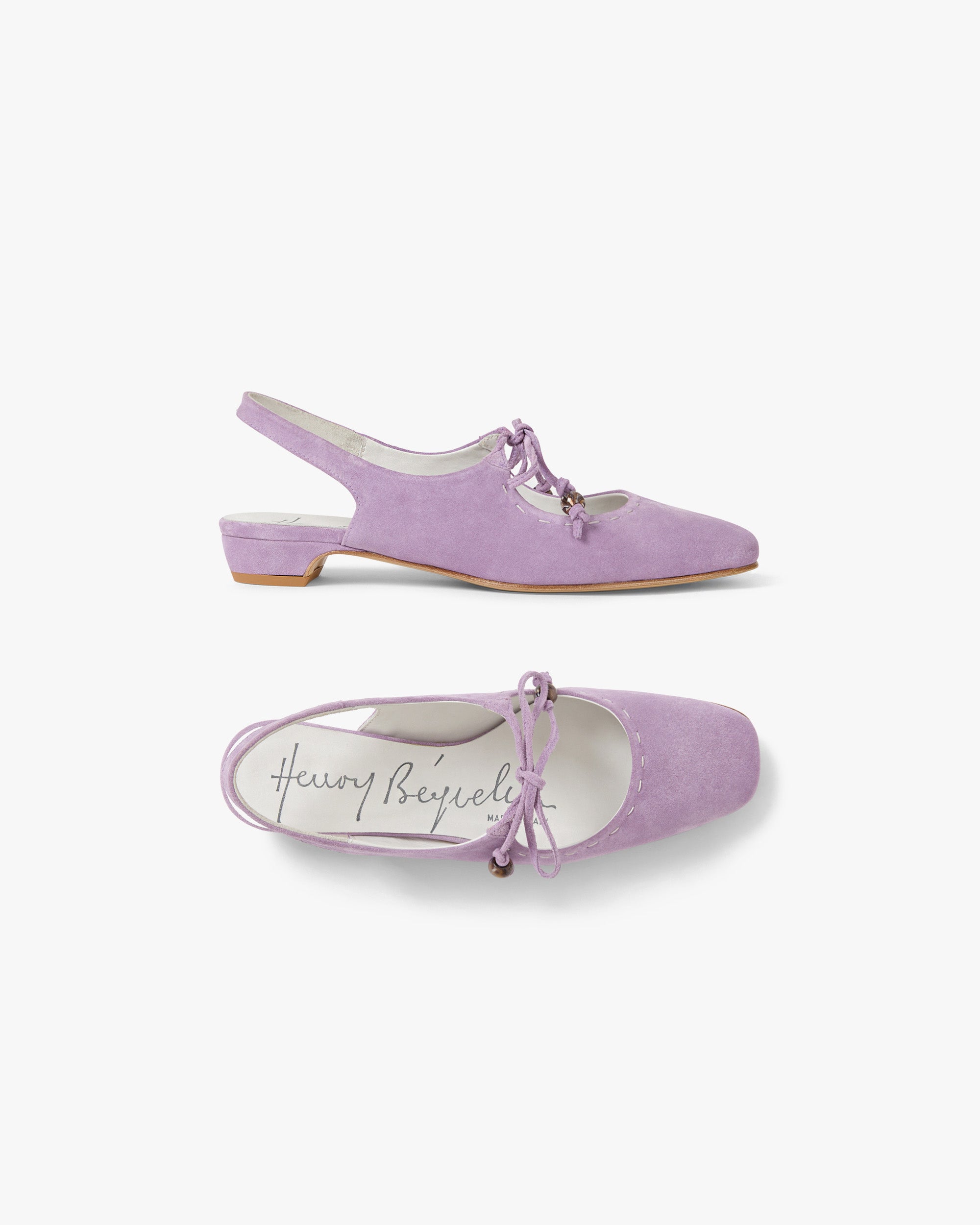 Lace-Up Ballet Flat