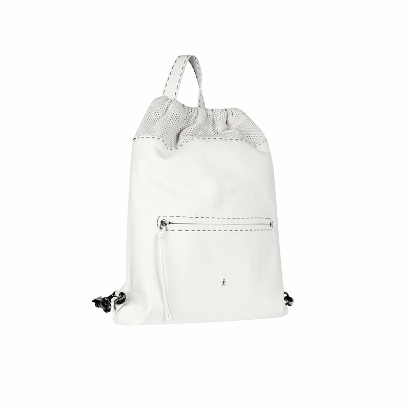 New Sacchetto  Backpack  L Cervo White