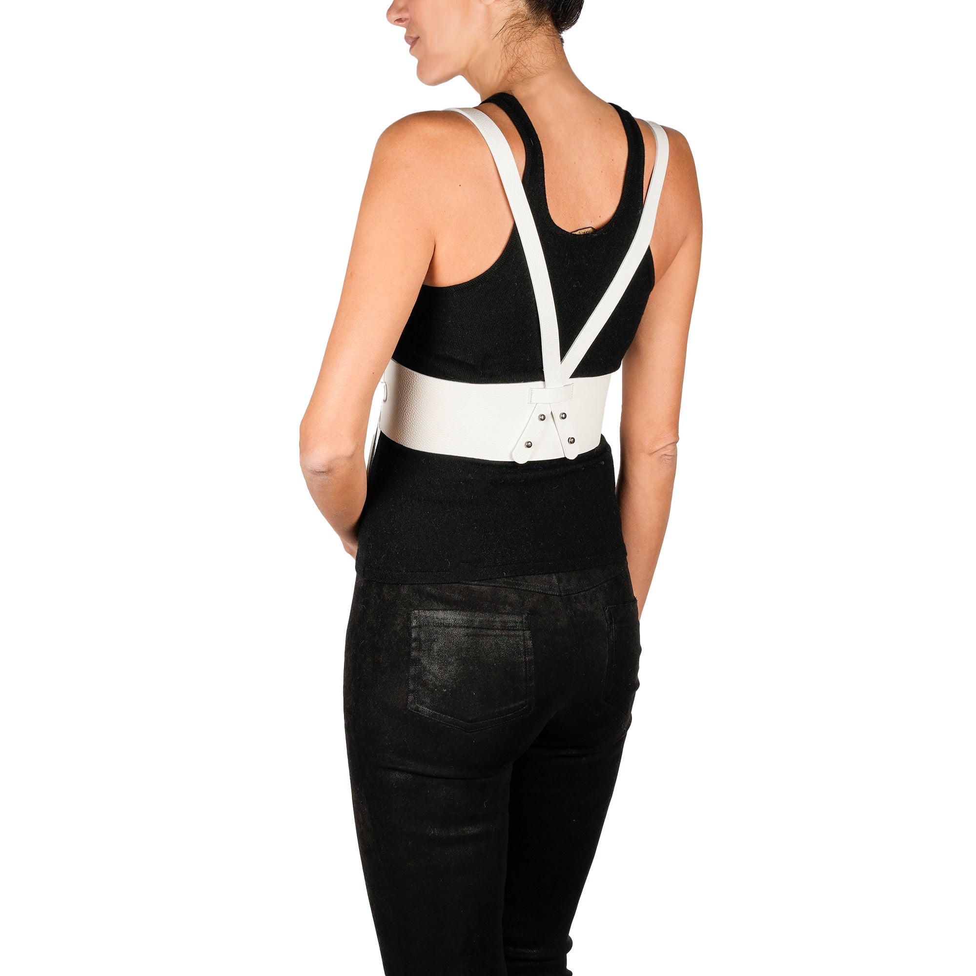 Cintura in Pelle Dandy Bianco