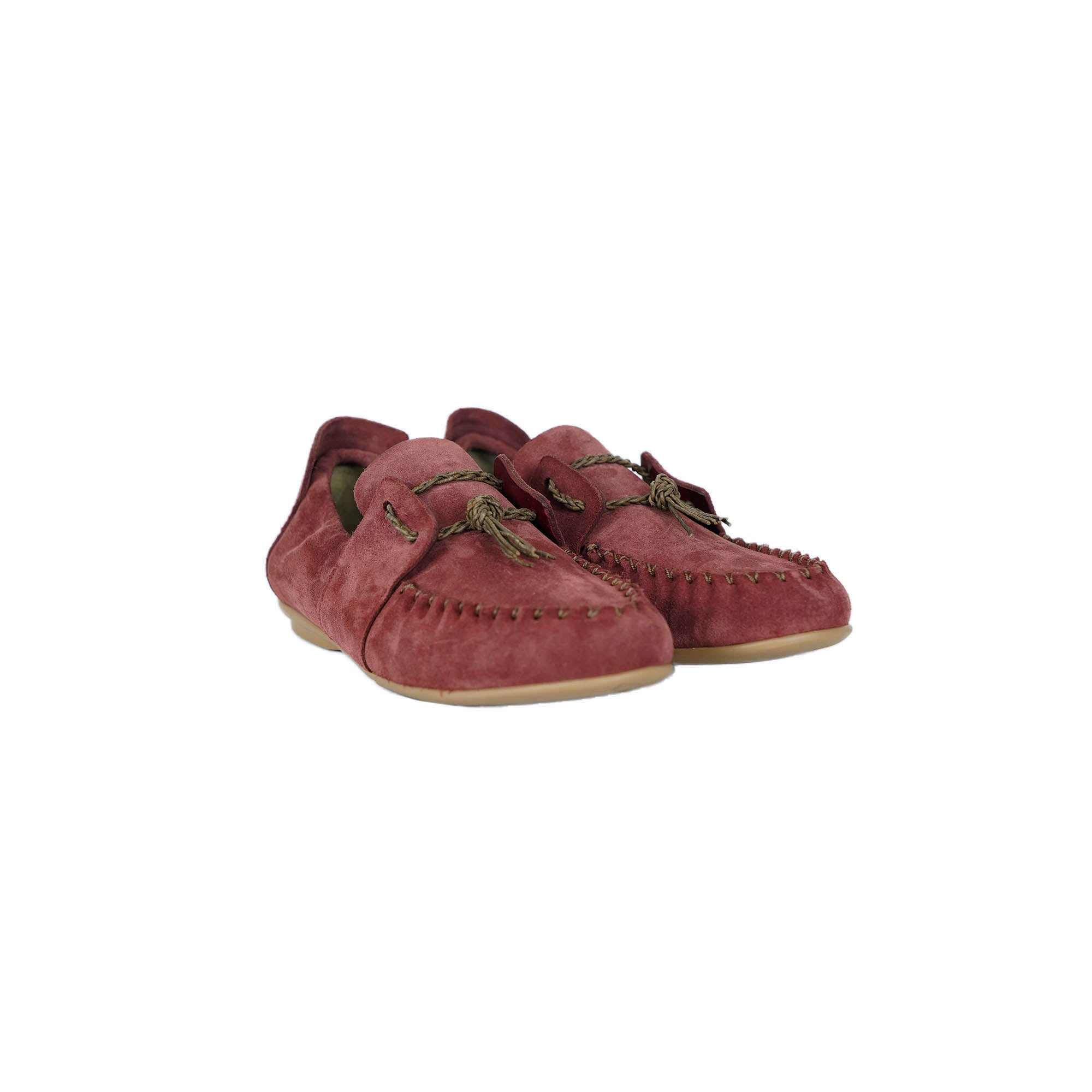 Car Shoe Camoscio Vintage Wine