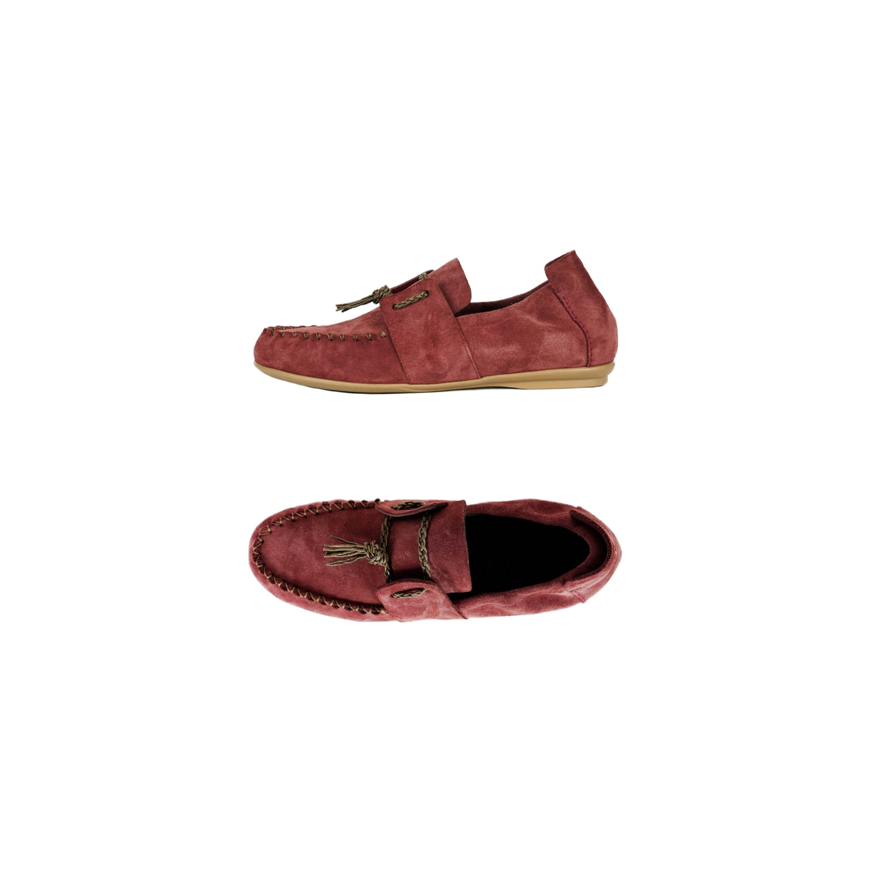 Car Shoe Camoscio Vintage Wine