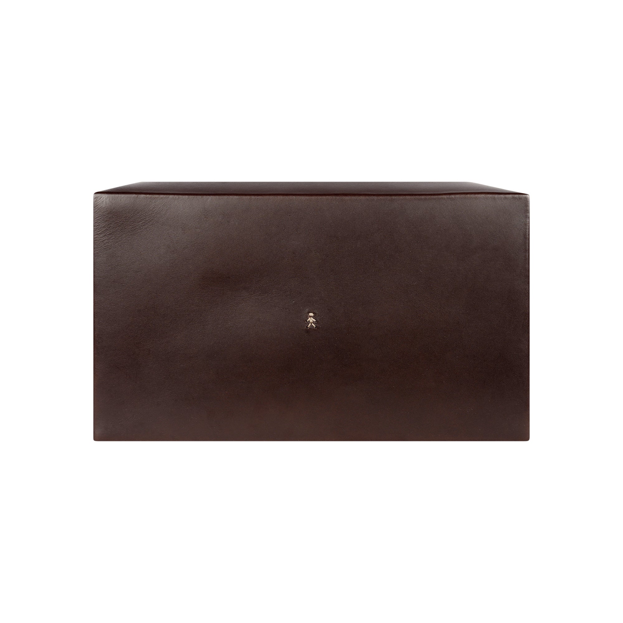 Scatola Liscia L Cuoio Brown