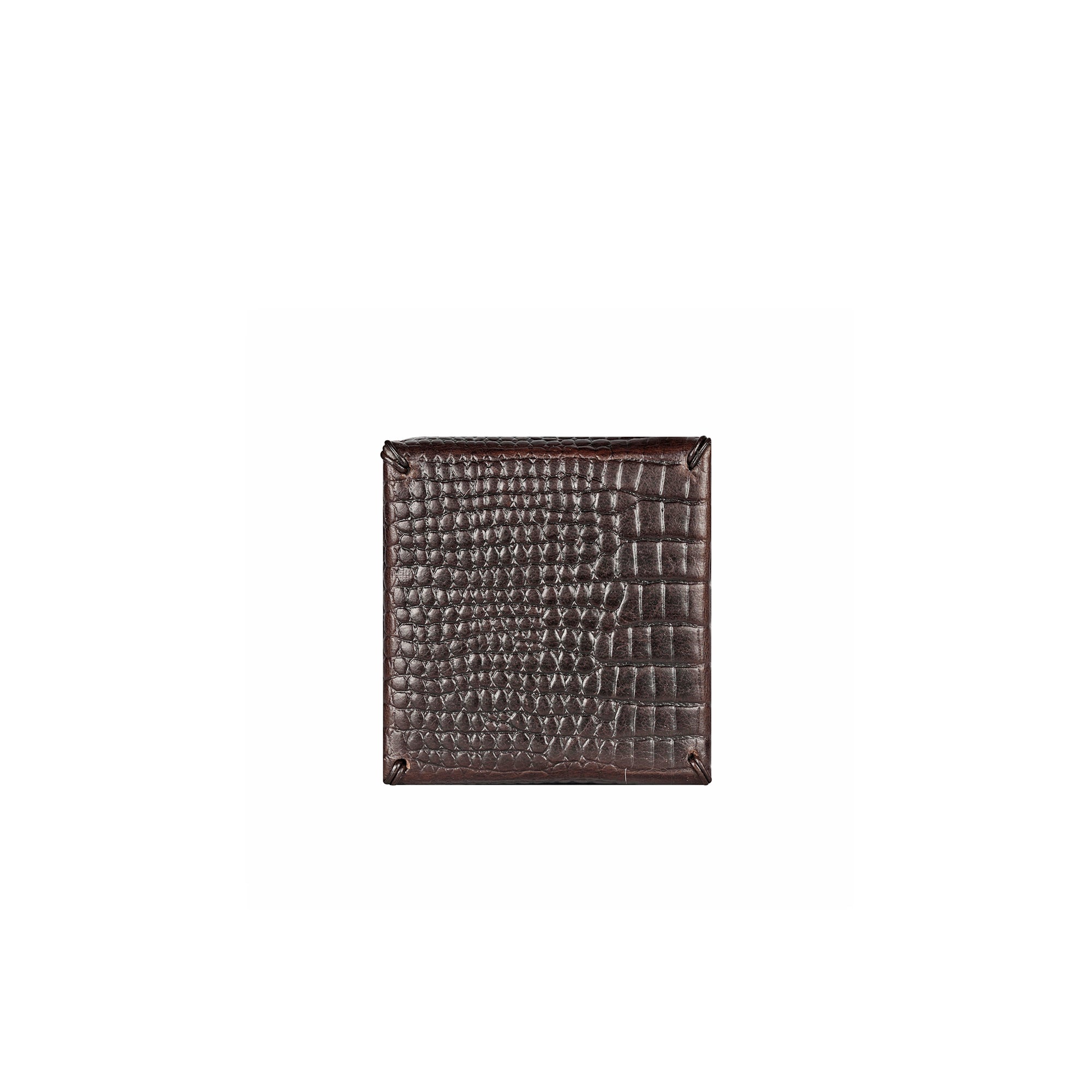 Memo Block Stamped Crocodile Brown