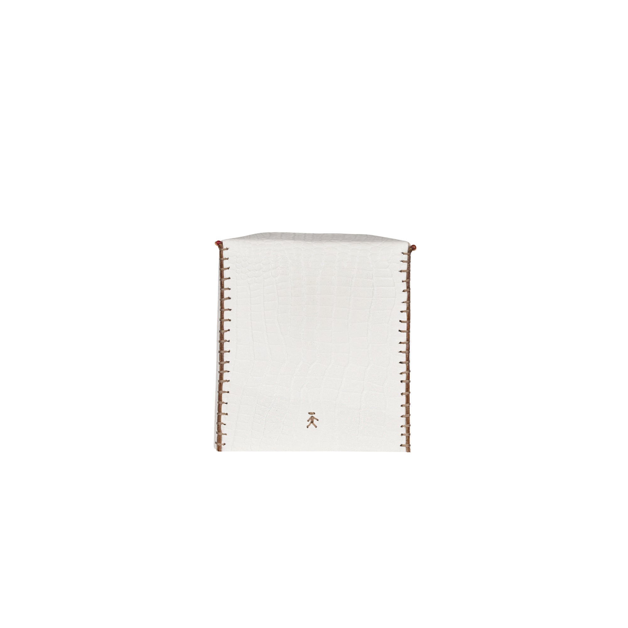 Kleenex Box Square Croco White