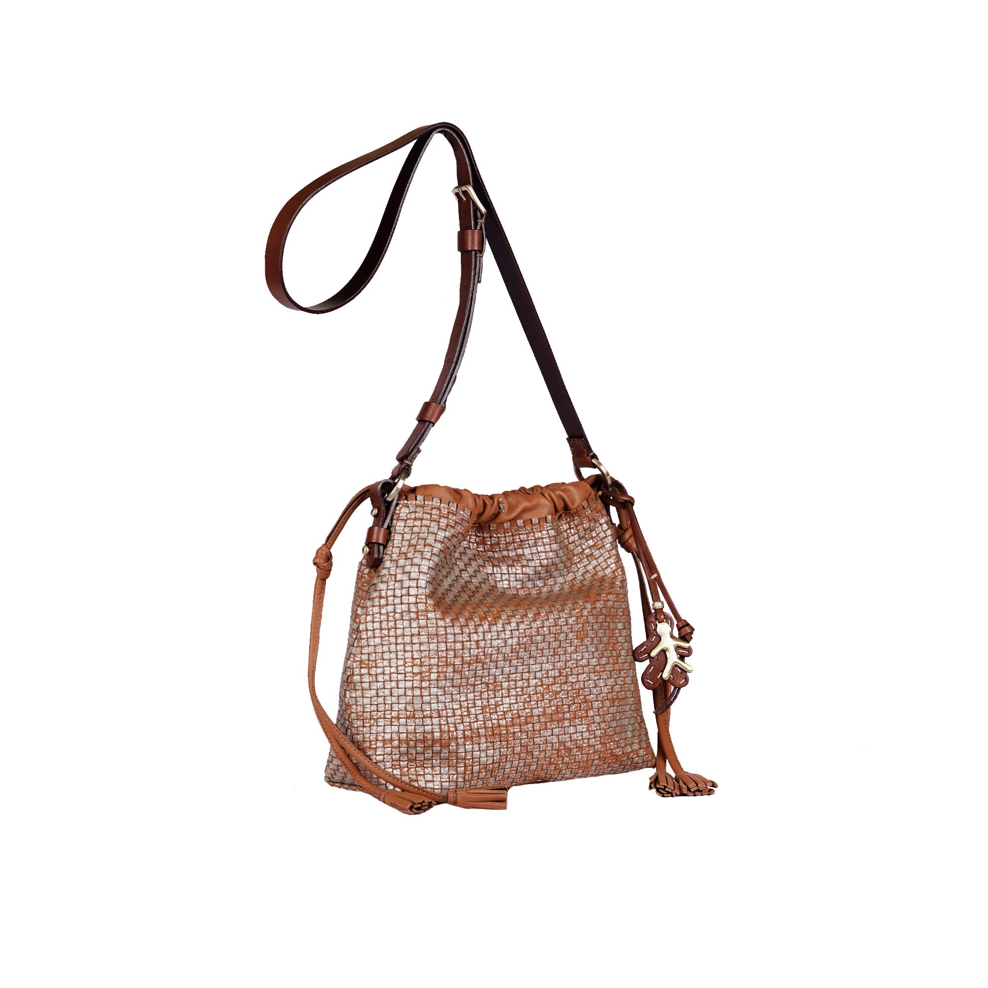 Ilizia S Intreccio Laminato Cognac