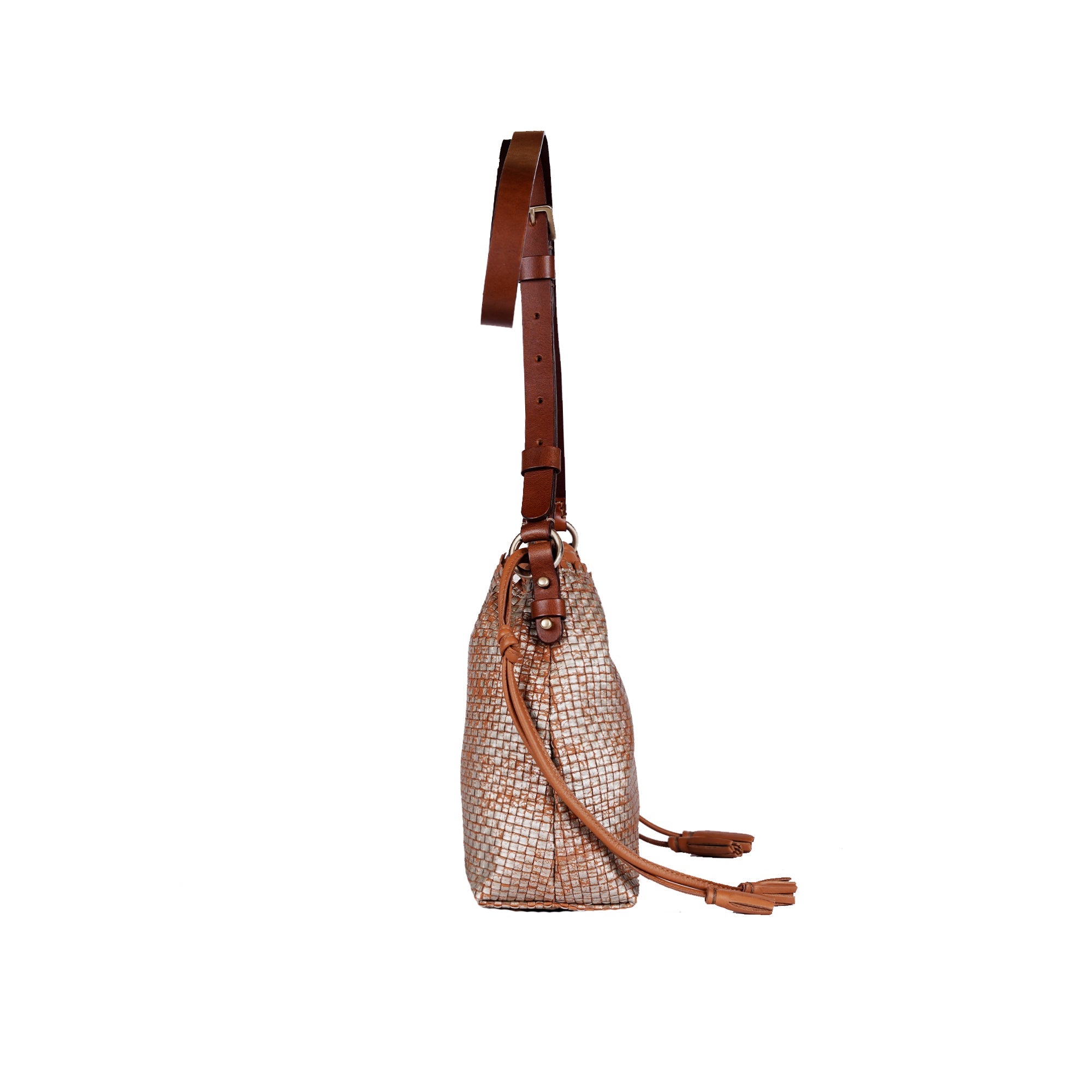 Ilizia S Intreccio Laminato Cognac