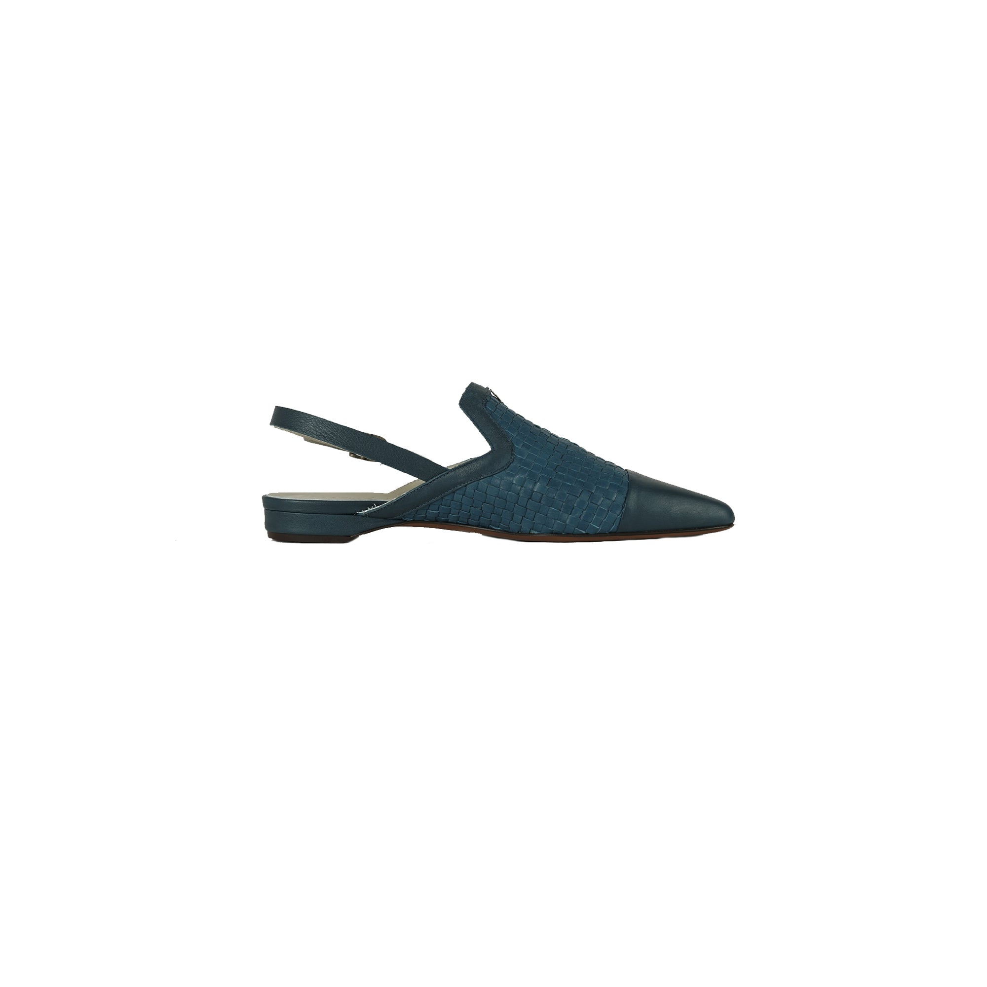 Slingback Shoes Intreccio Soft Jeans
