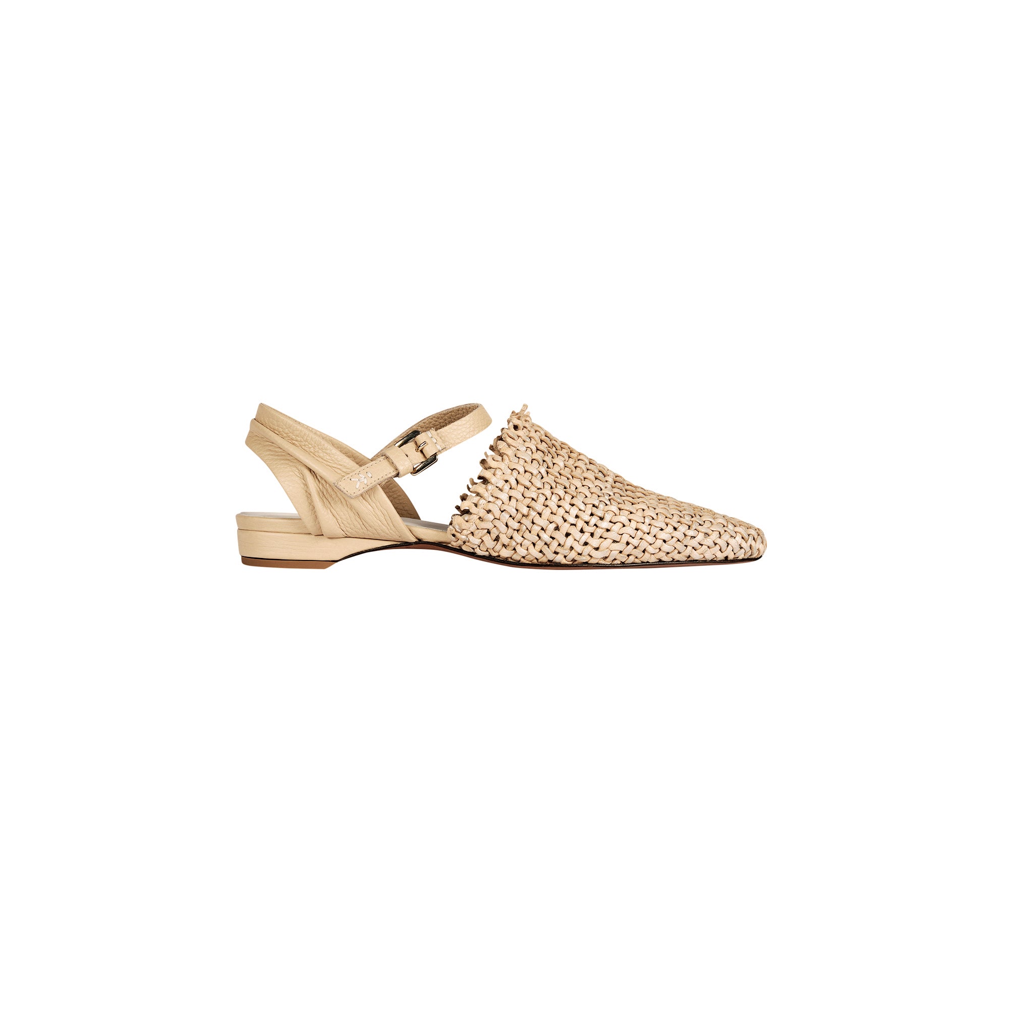 Slingback Shoe Intreccio Madreperla