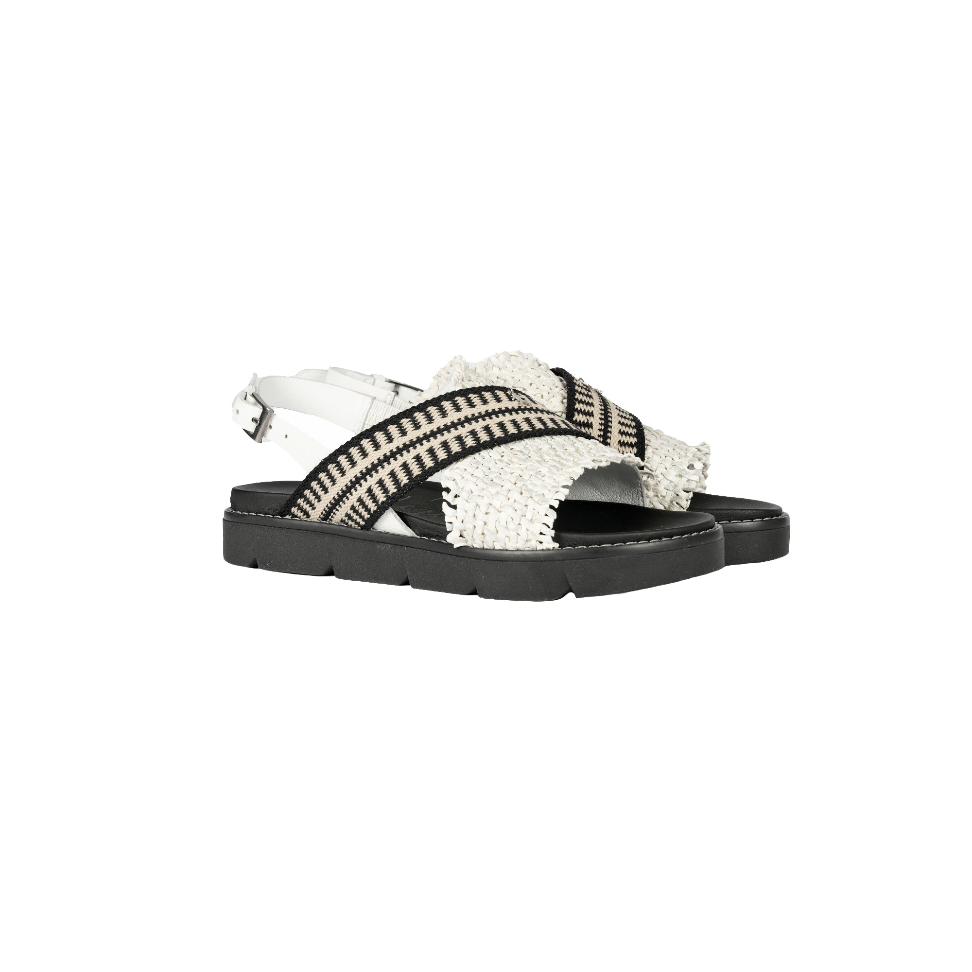 Sandal Intreccio Madreperla