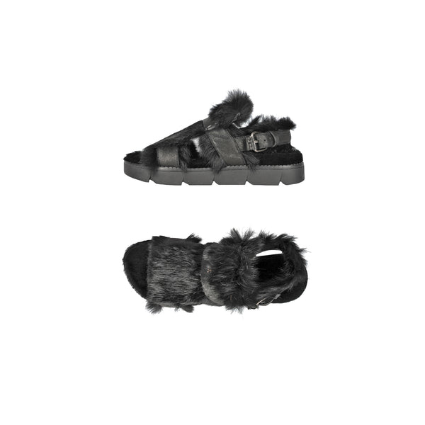 Sandal Fur Vegetal Wash Black