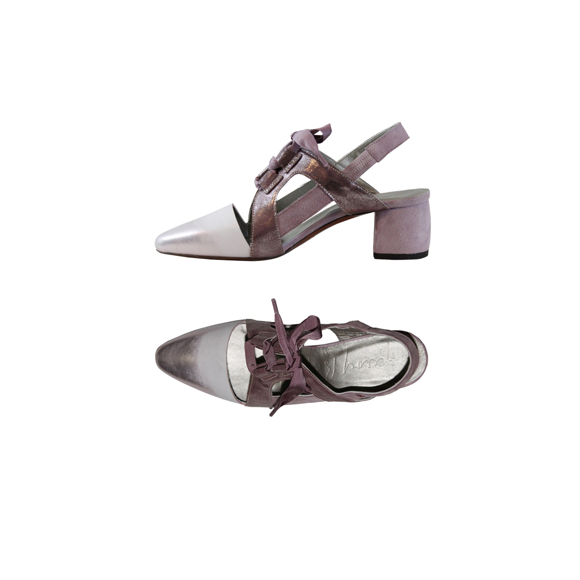 Sandal Slingback Lacci Metal Sport Orchid