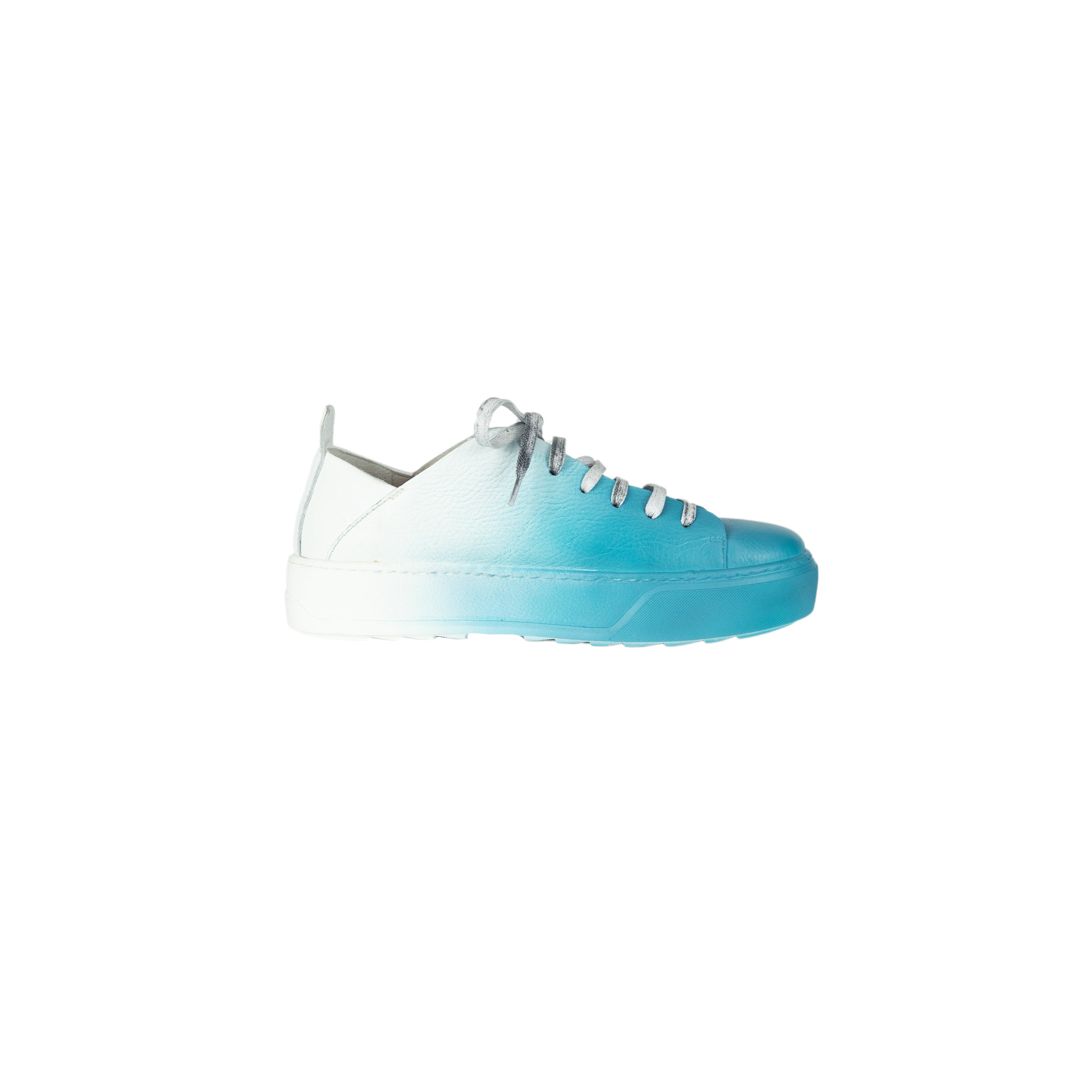 Turquoise Sprayed Sneaker