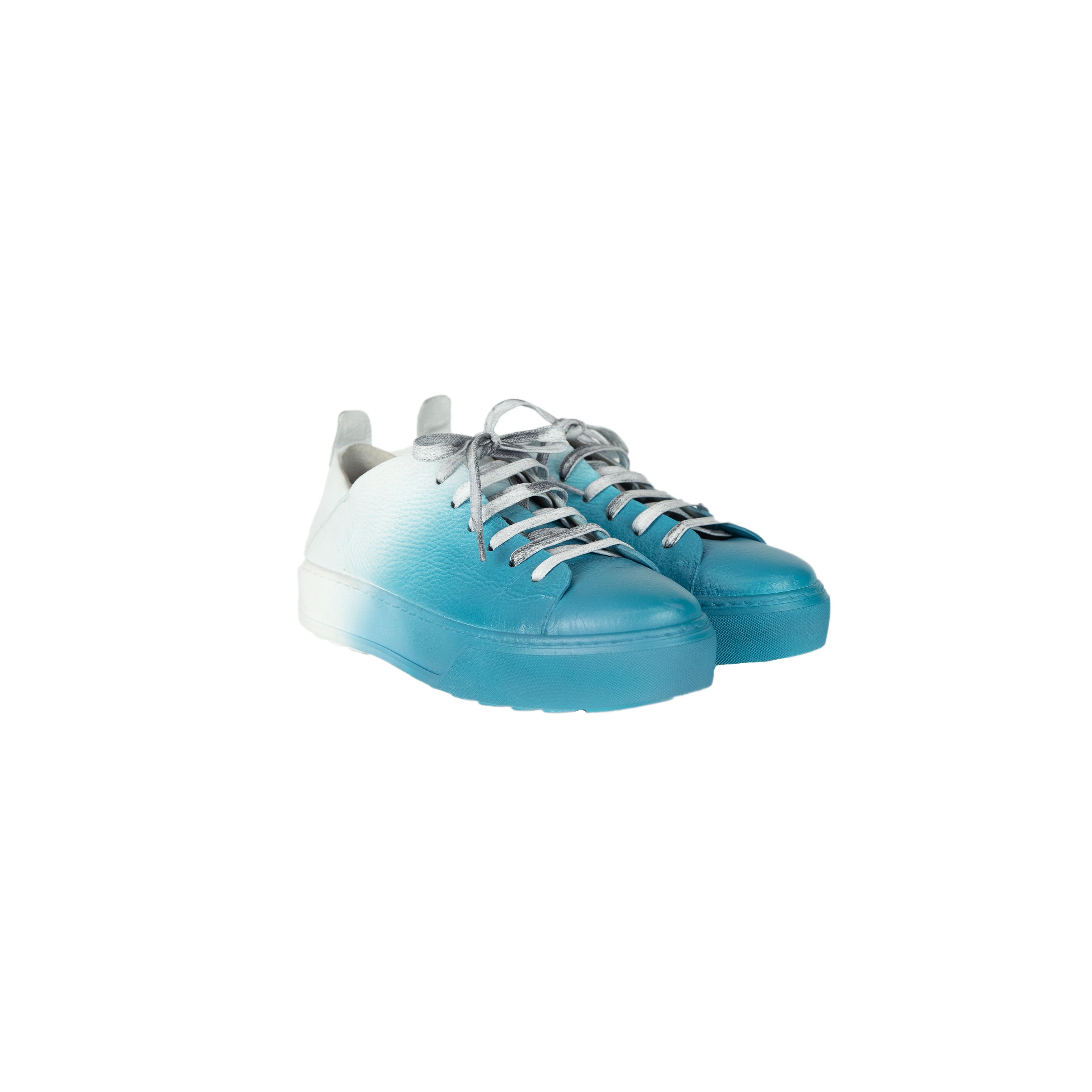 Turquoise Sprayed Sneaker