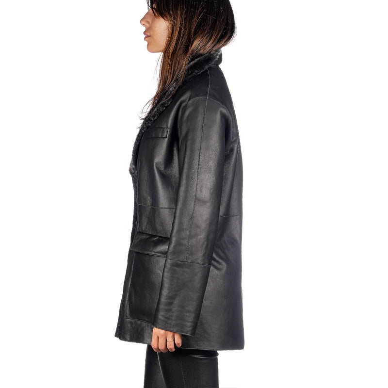 Reversible Blazer Coat Pacaja Black