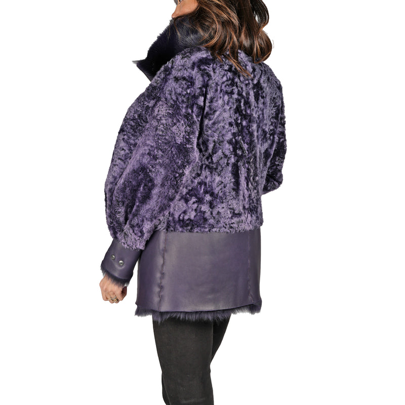 Reversible Shearling Jacket Pacaja Purple