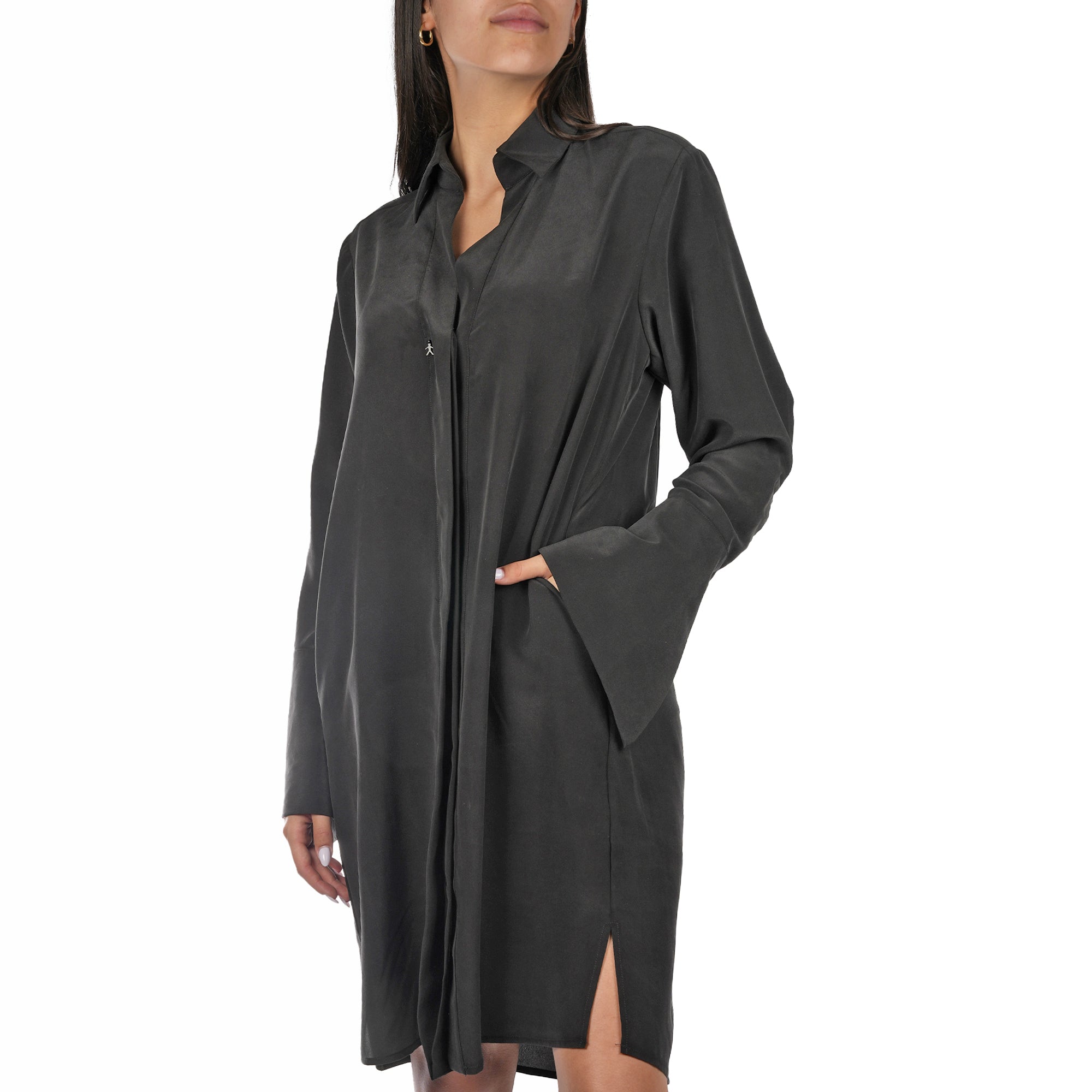 Silk Dress Black