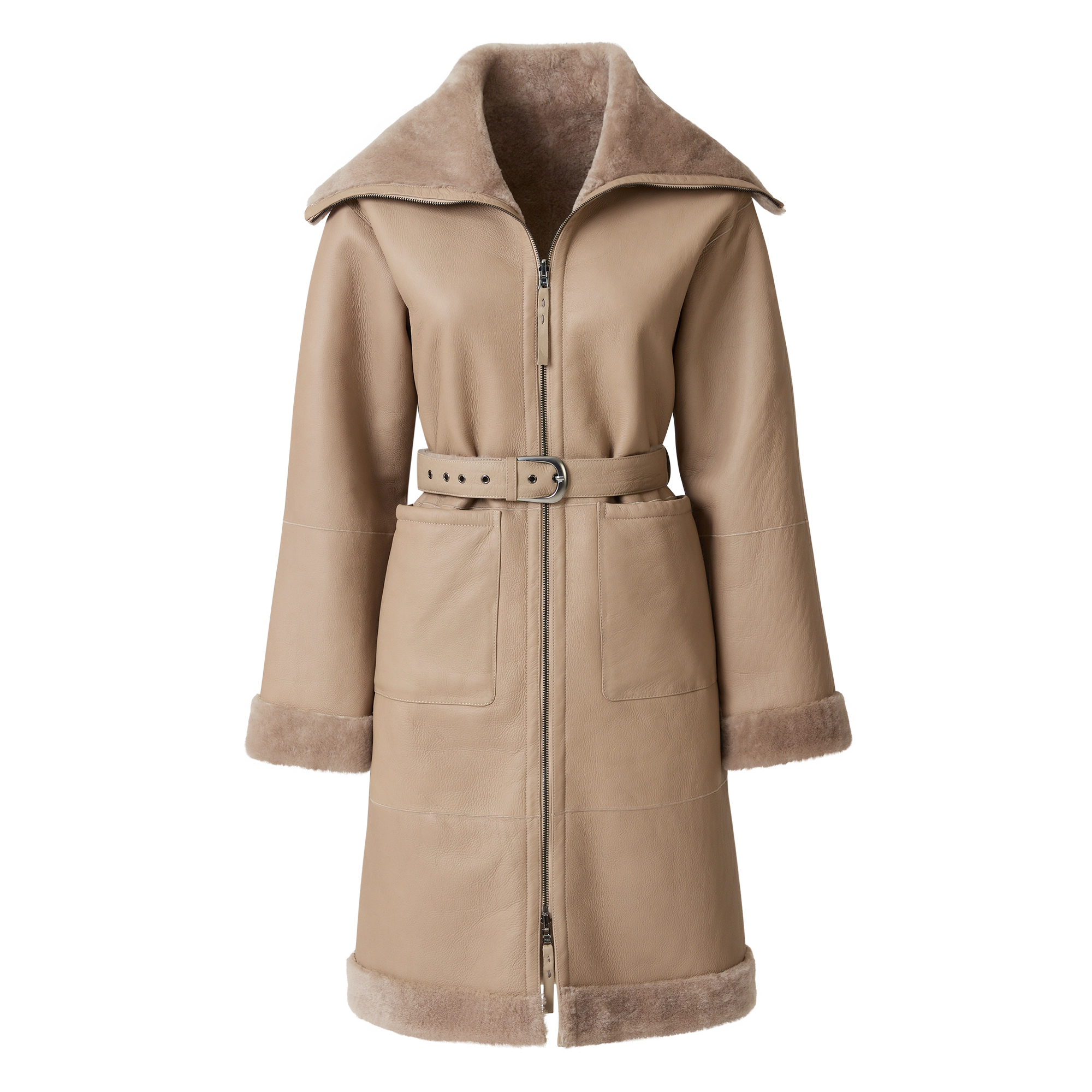 Reversible Shearling Coat