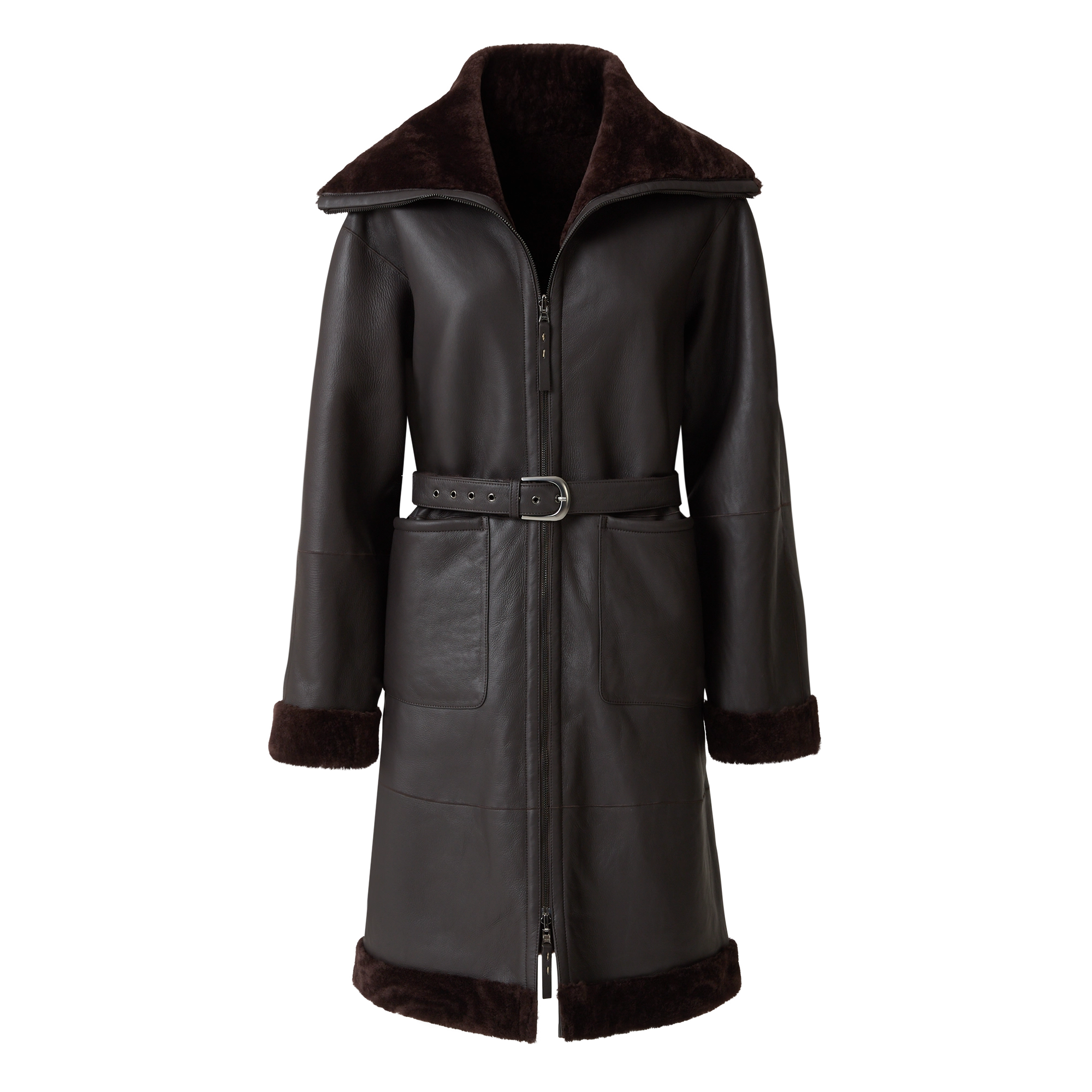 Reversible Shearling Coat