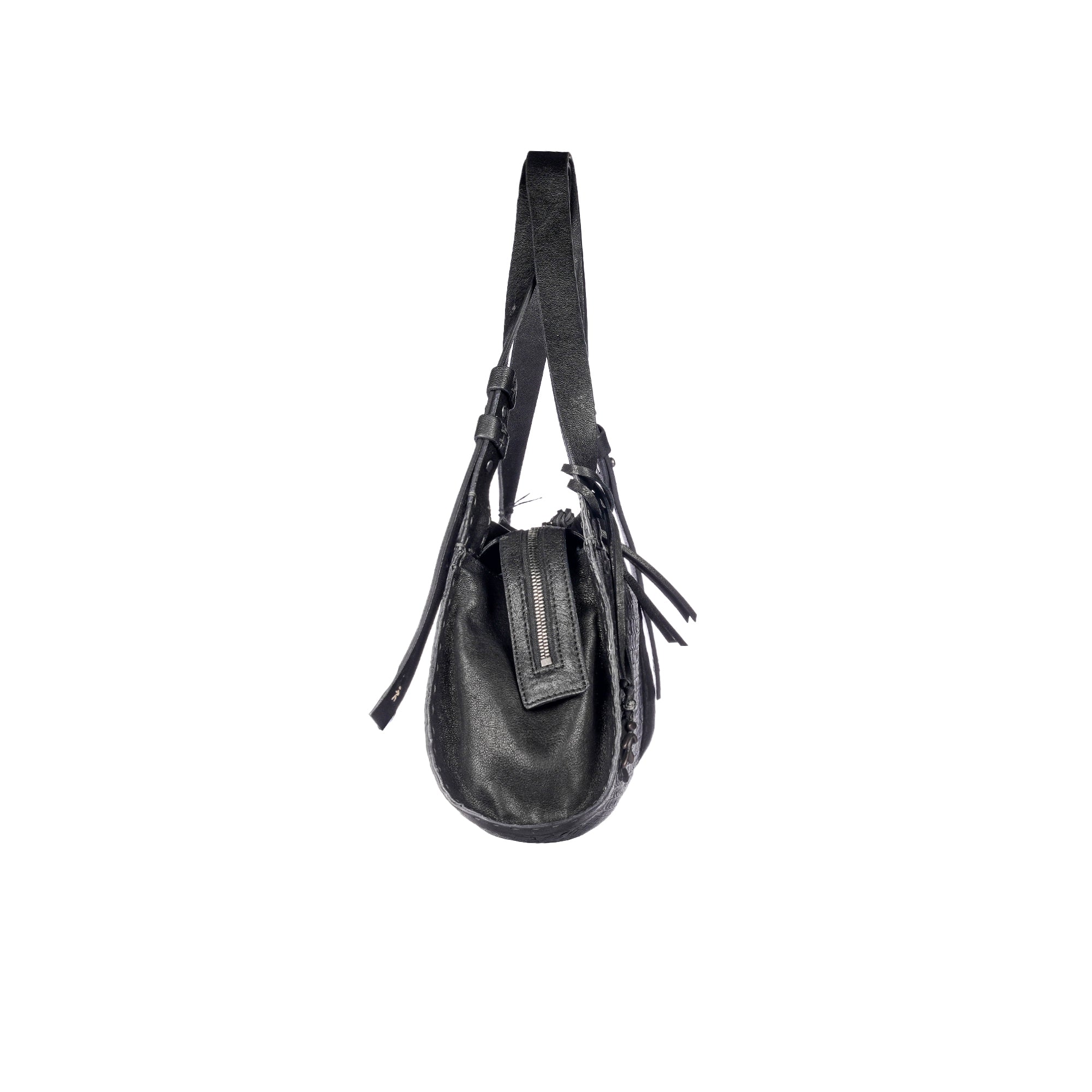 Boa Bauletto M Intreccio Old Iron Black