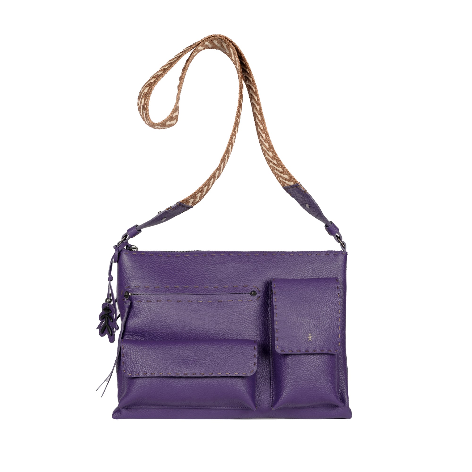 Zip Clutch Multi M Muflone Purple