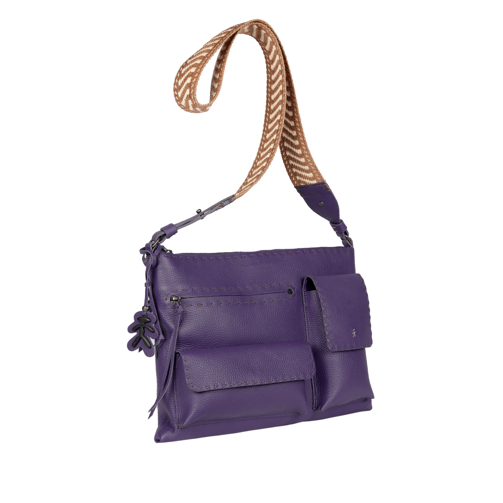 Zip Clutch Multi M Muflone Purple