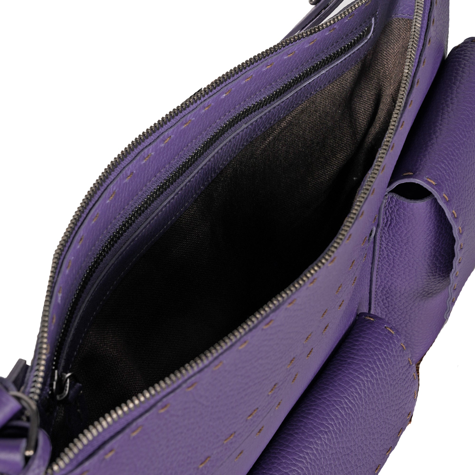 Zip Clutch Multi M Muflone Purple