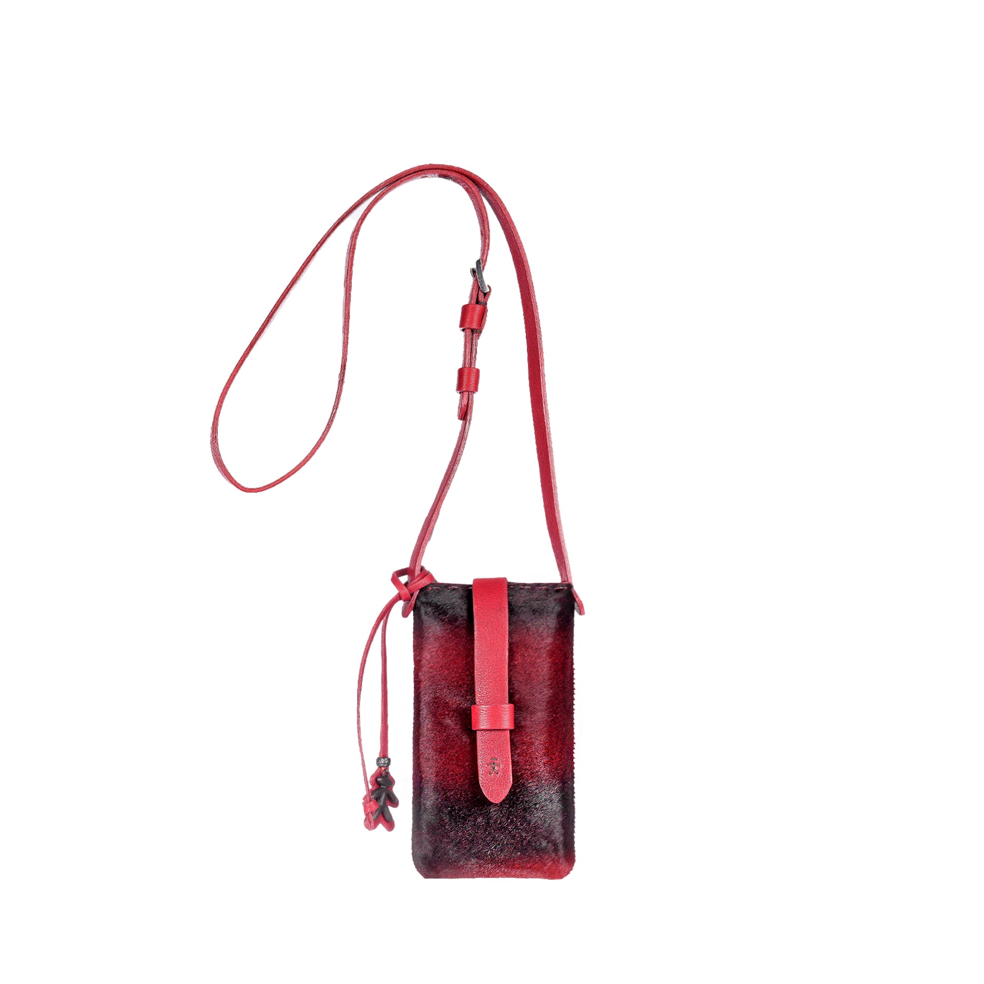 Phone Case Bag Pony Sfumato Burgundy