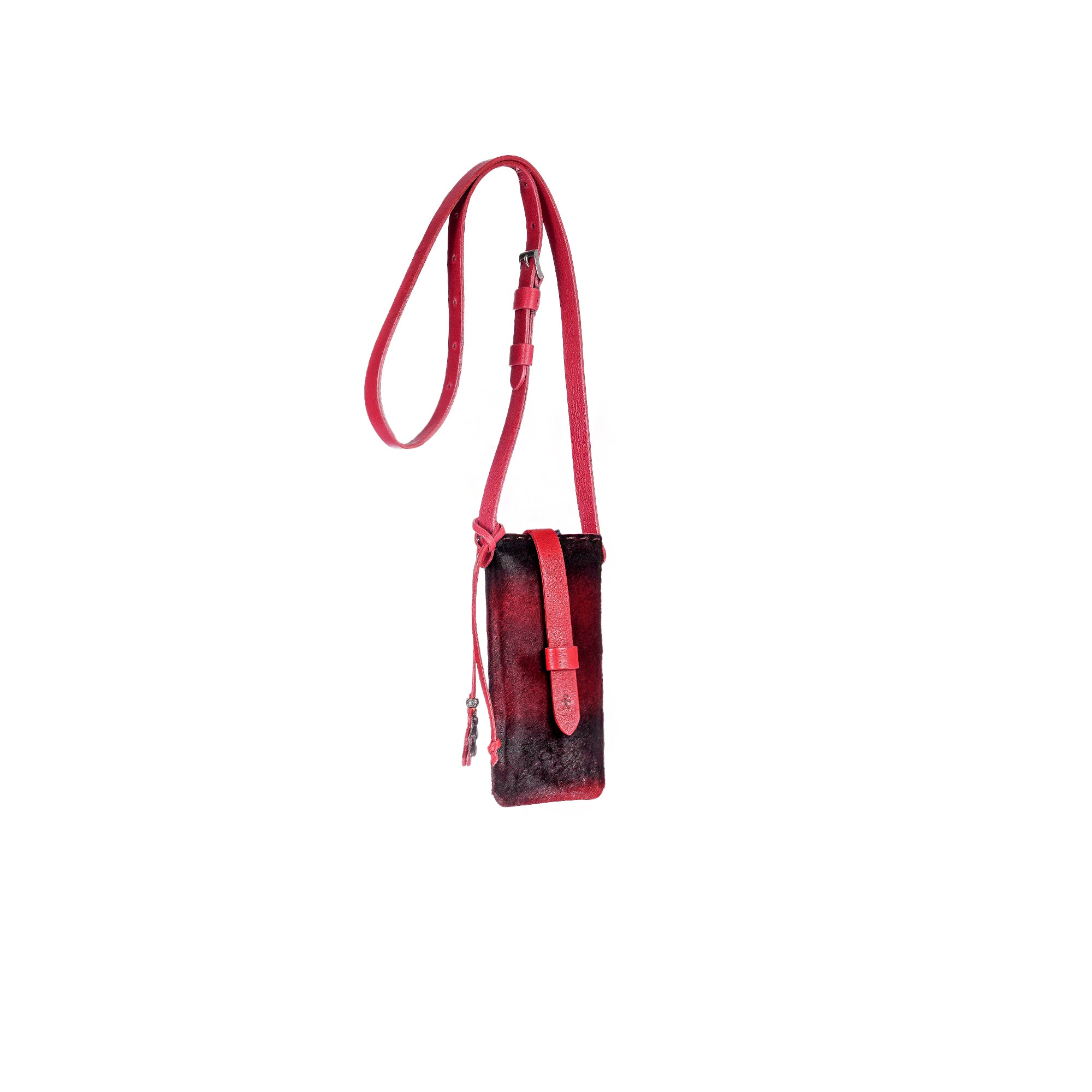 Phone Case Bag Pony Sfumato Burgundy