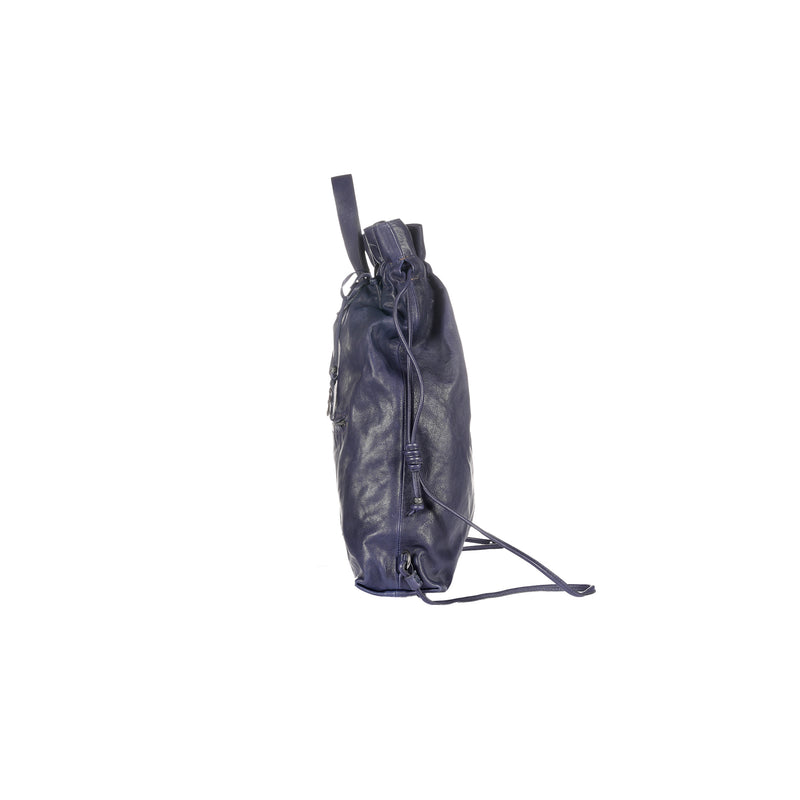 Floriana Backpack L Old Iron Dark Purple