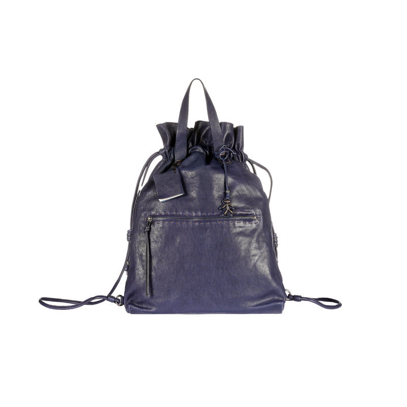 Floriana Backpack L Old Iron Dark Purple