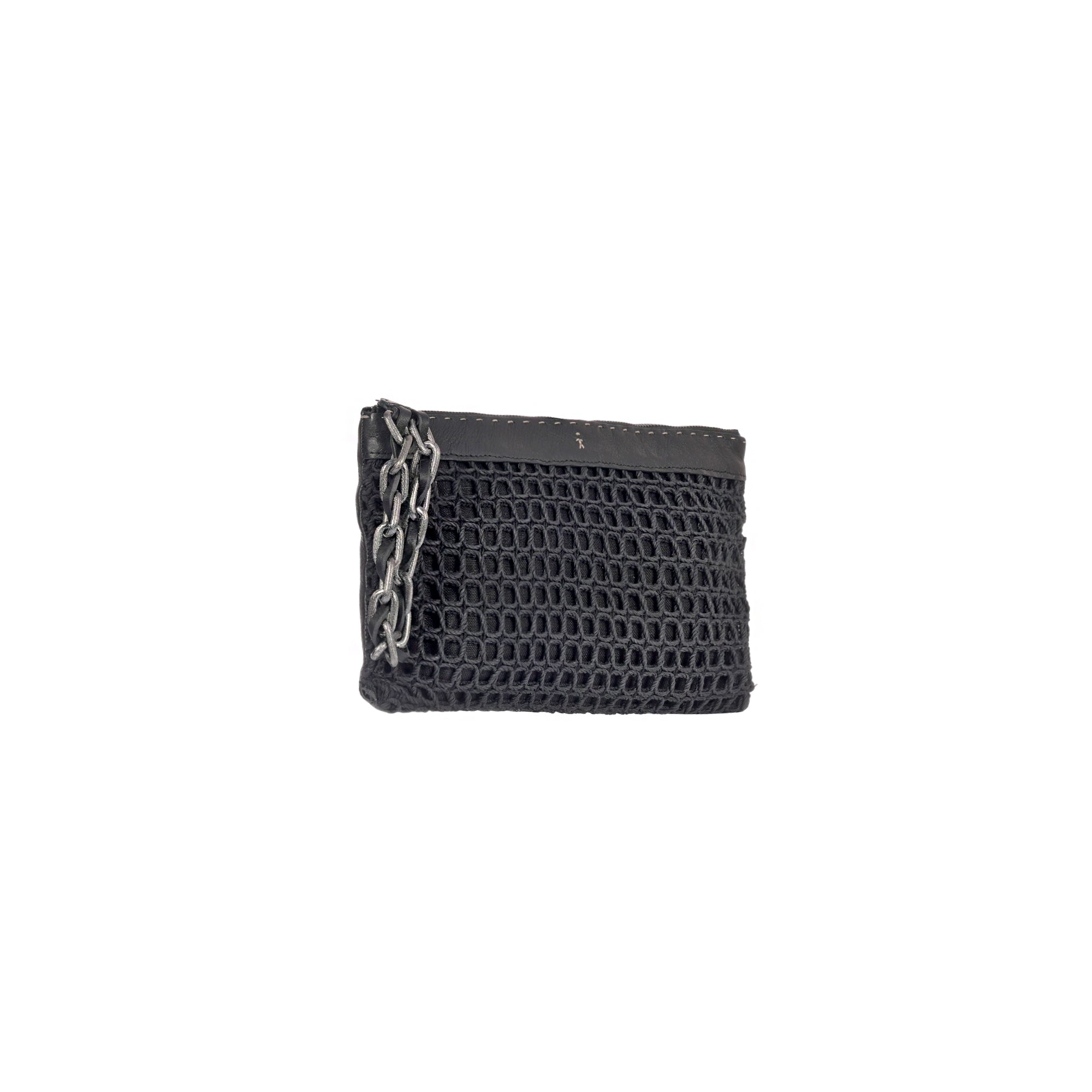 Zip Clutch Gioiello Uncinetto 