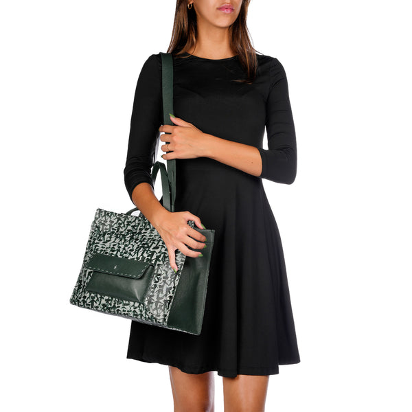 Shopping Pocket M Omino Stand Out Forest Green
